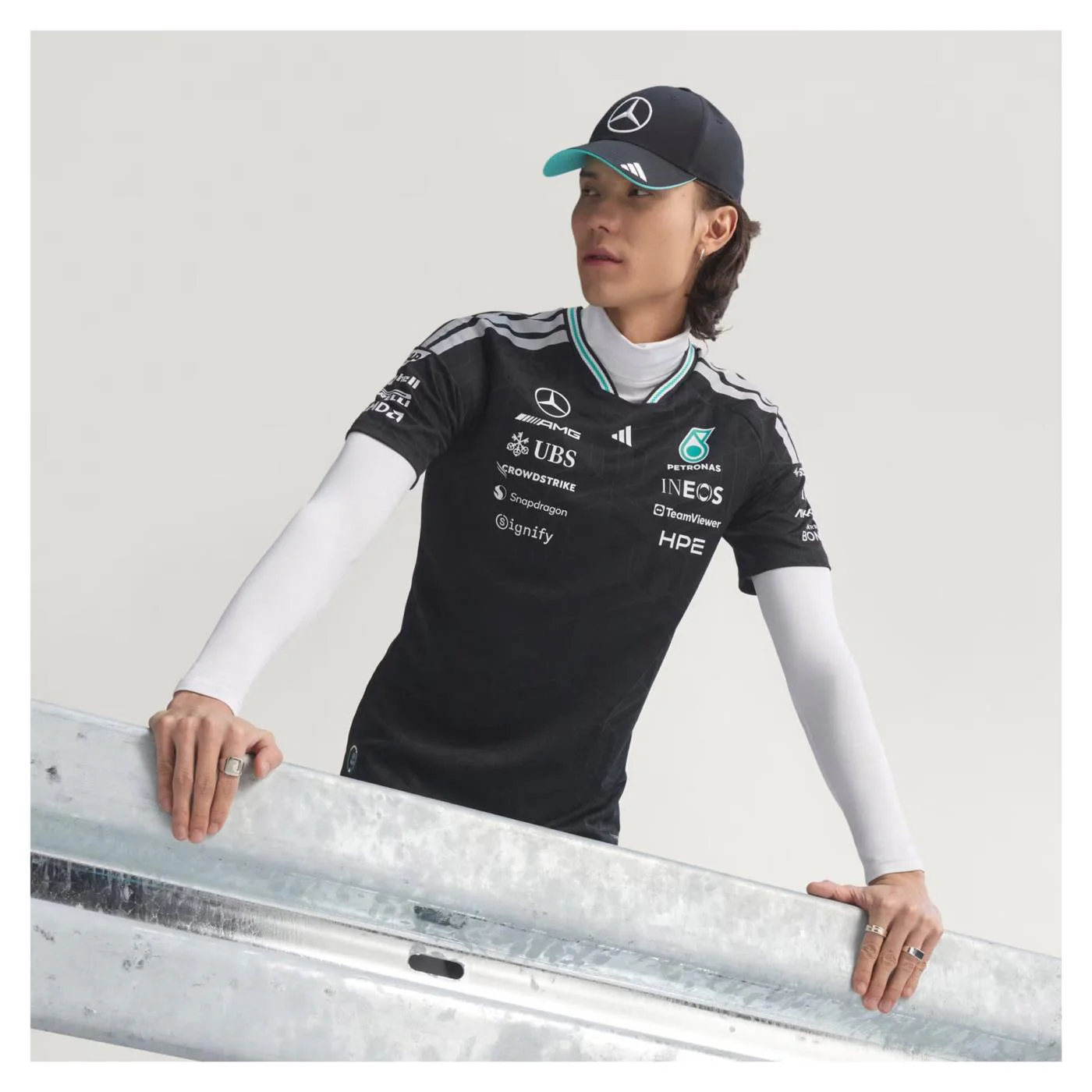 ADIDAS MERCEDES TEAM DRIVER TEE - Image 3