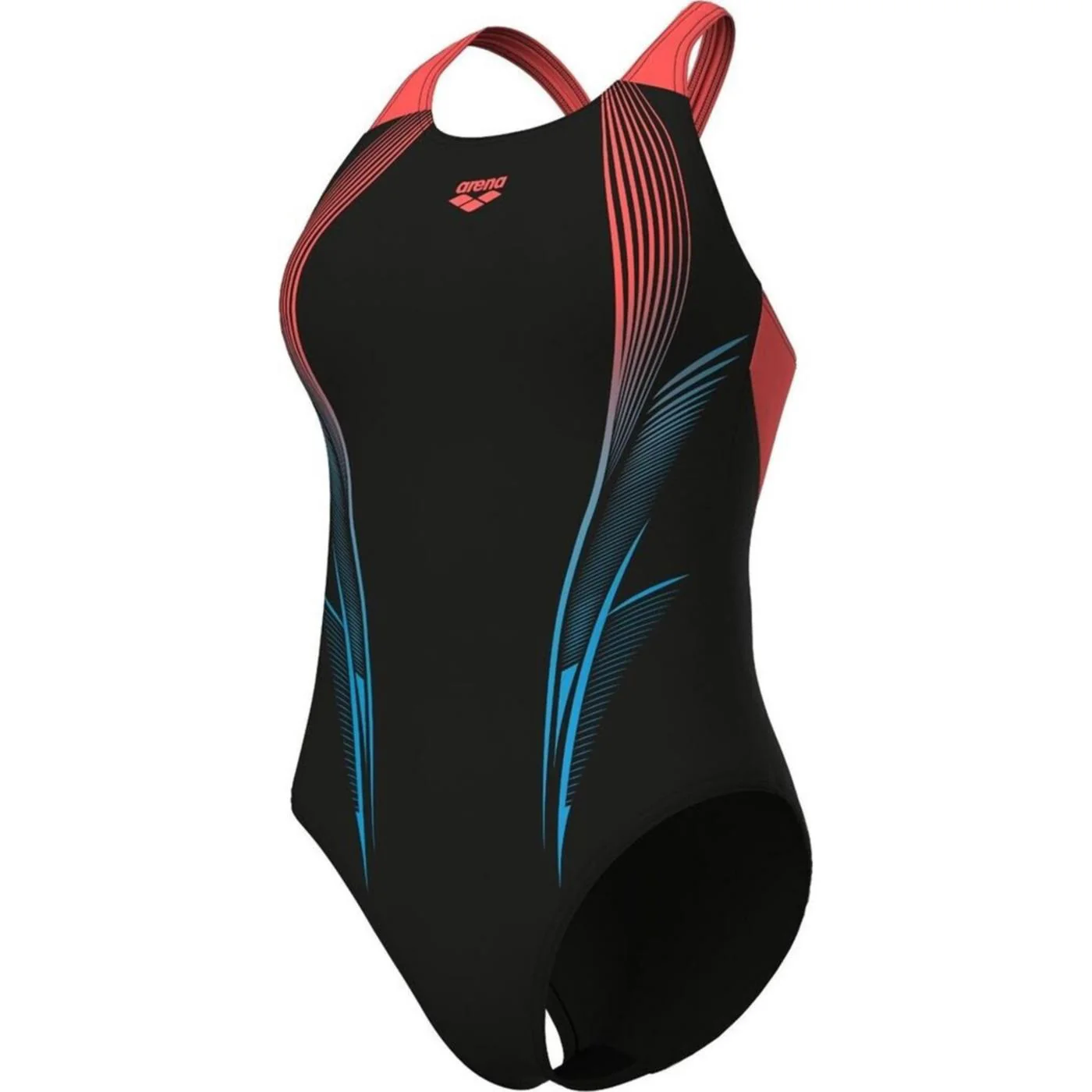 ARENA W BLAST SWIMSUIT V BACK