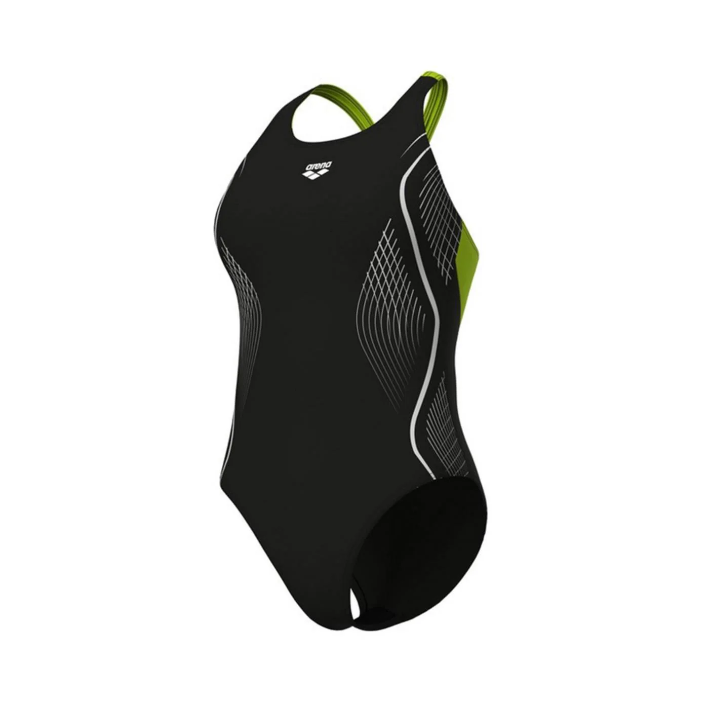 ARENA W GRID SWIMSUIT V BACK