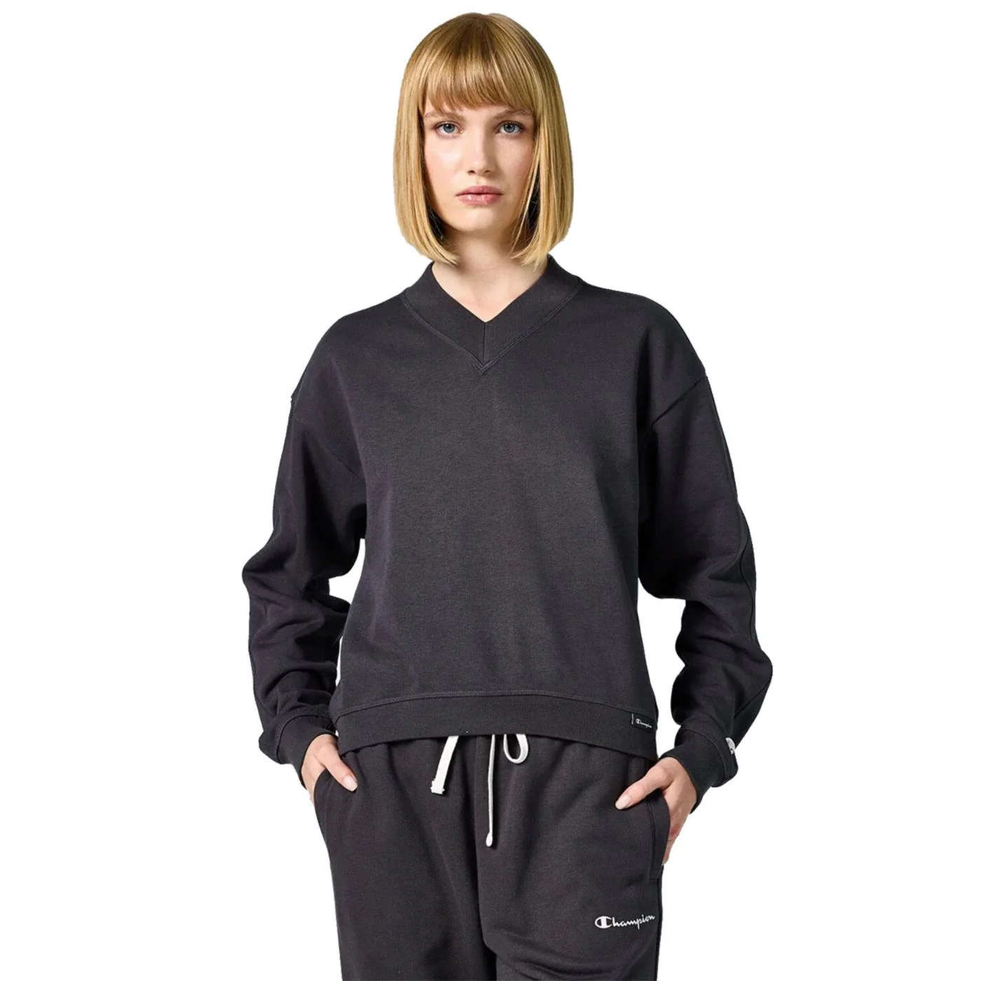CHAMPION CREWNECK CROPTOP SWEATSHI - Image 2