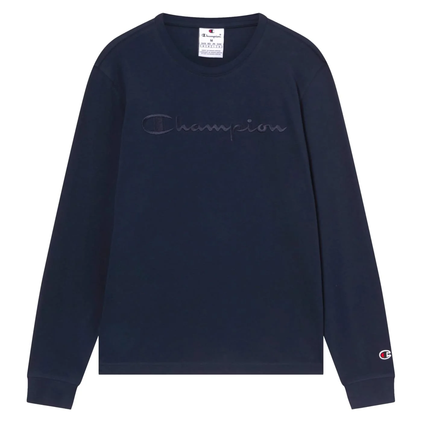 CHAMPION CREWNECK LONG SLEEVE TEE