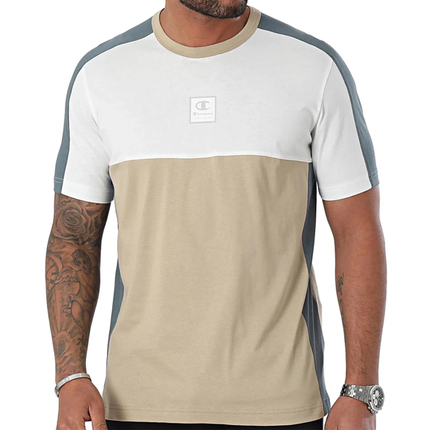 CHAMPION CREWNECK T-SHIRT