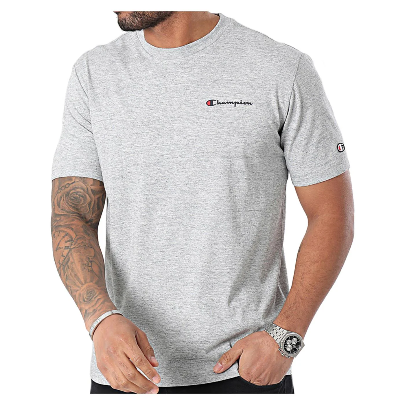 CHAMPION CREWNECK T-SHIRT - Image 2