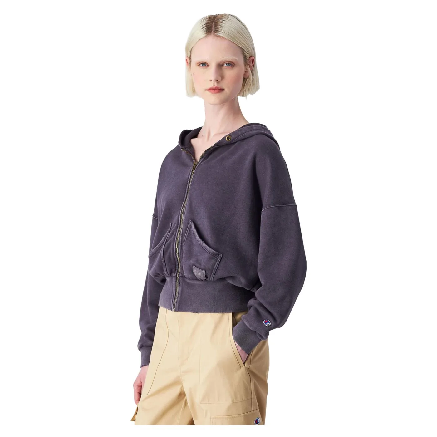 CHAMPION FELPA DONNA CAPPUCCIO FZ - Image 2