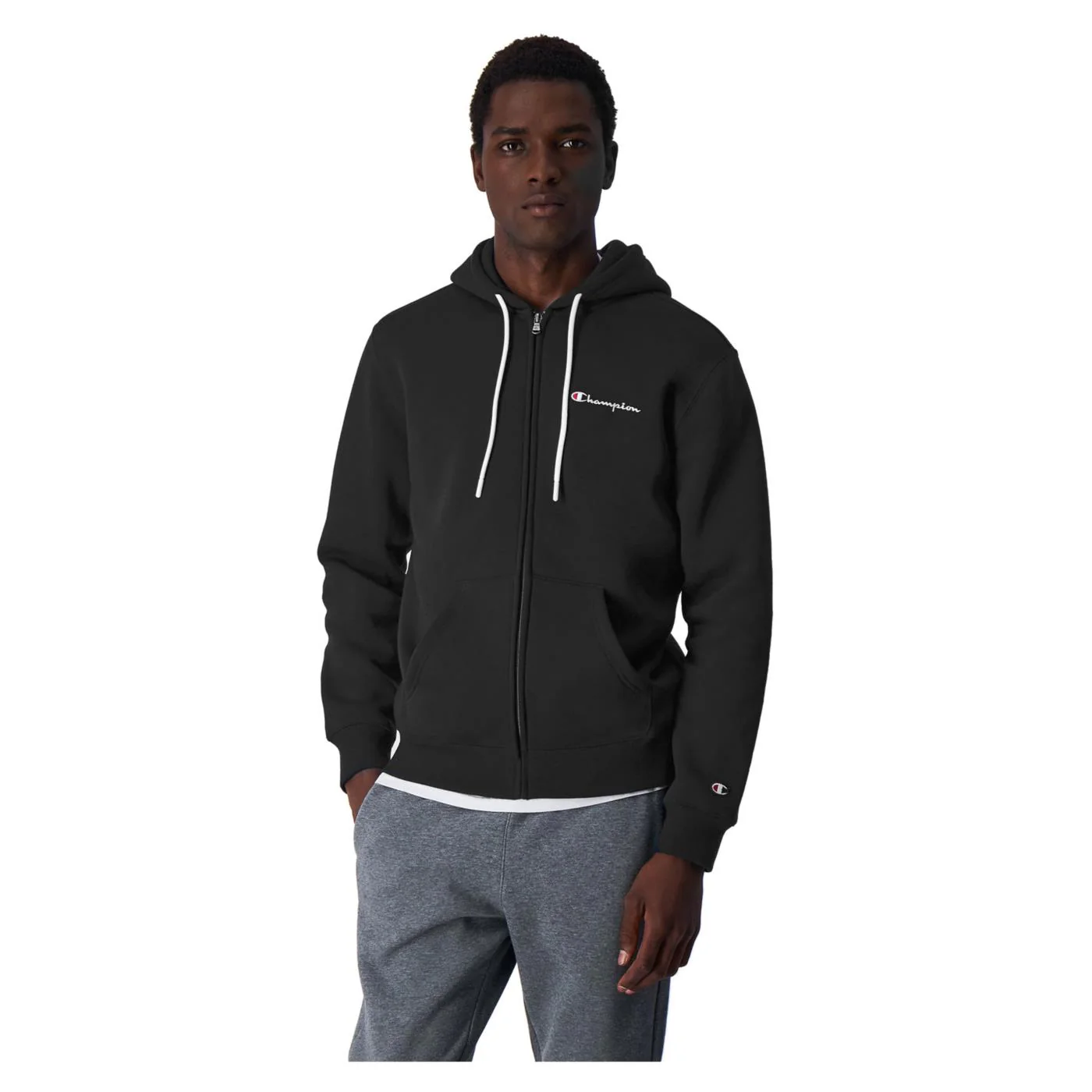 CHAMPION HOODED FULL ZIP SWEATSHIR - Image 2