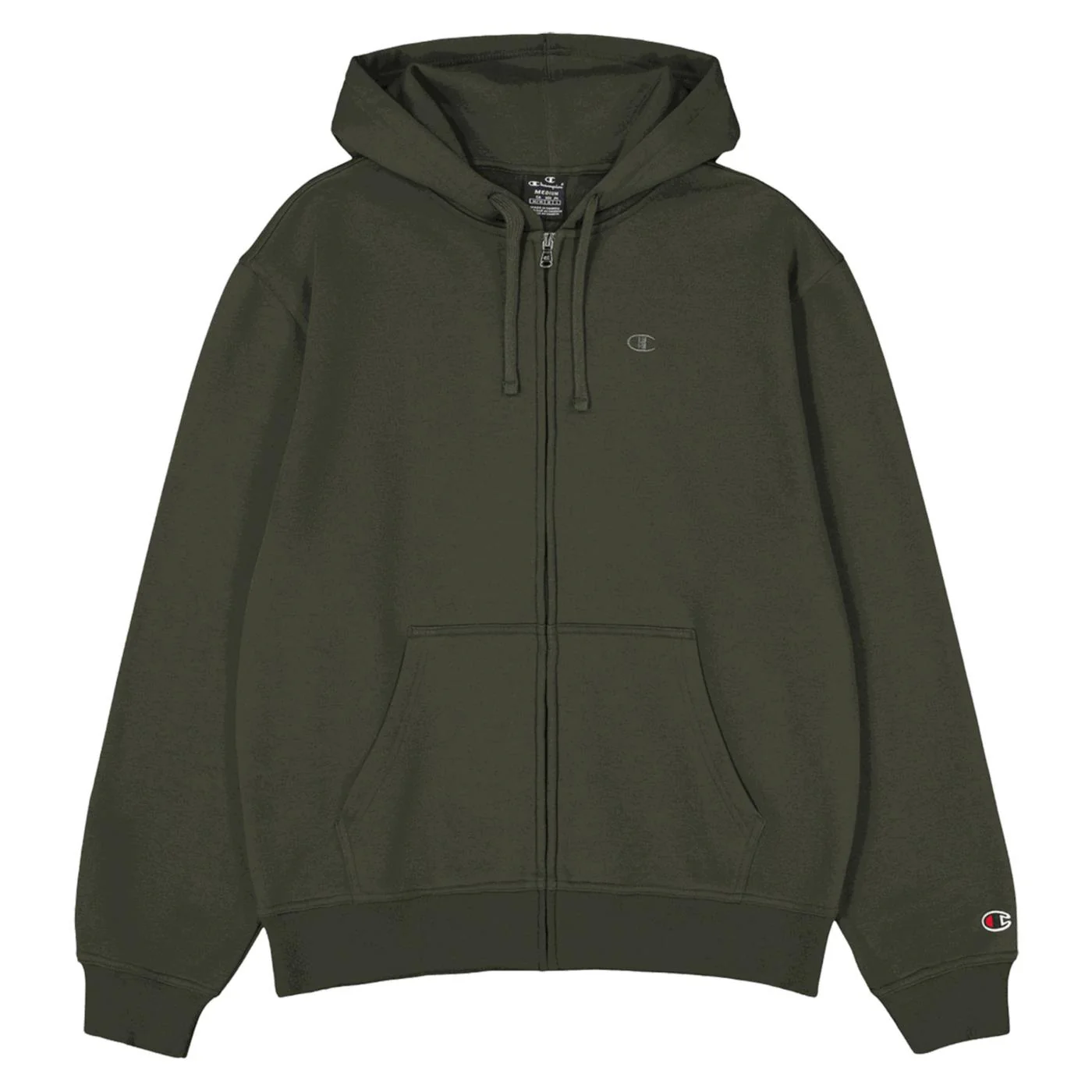 CHAMPION HOODED FZ SWEATSHIRT