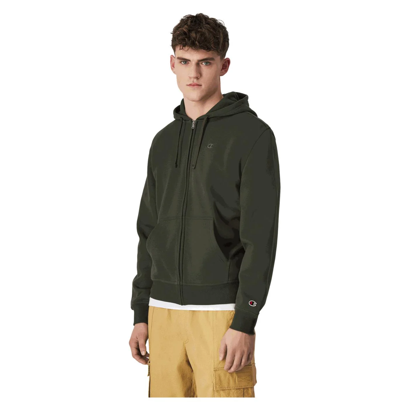 CHAMPION HOODED FZ SWEATSHIRT - Image 2