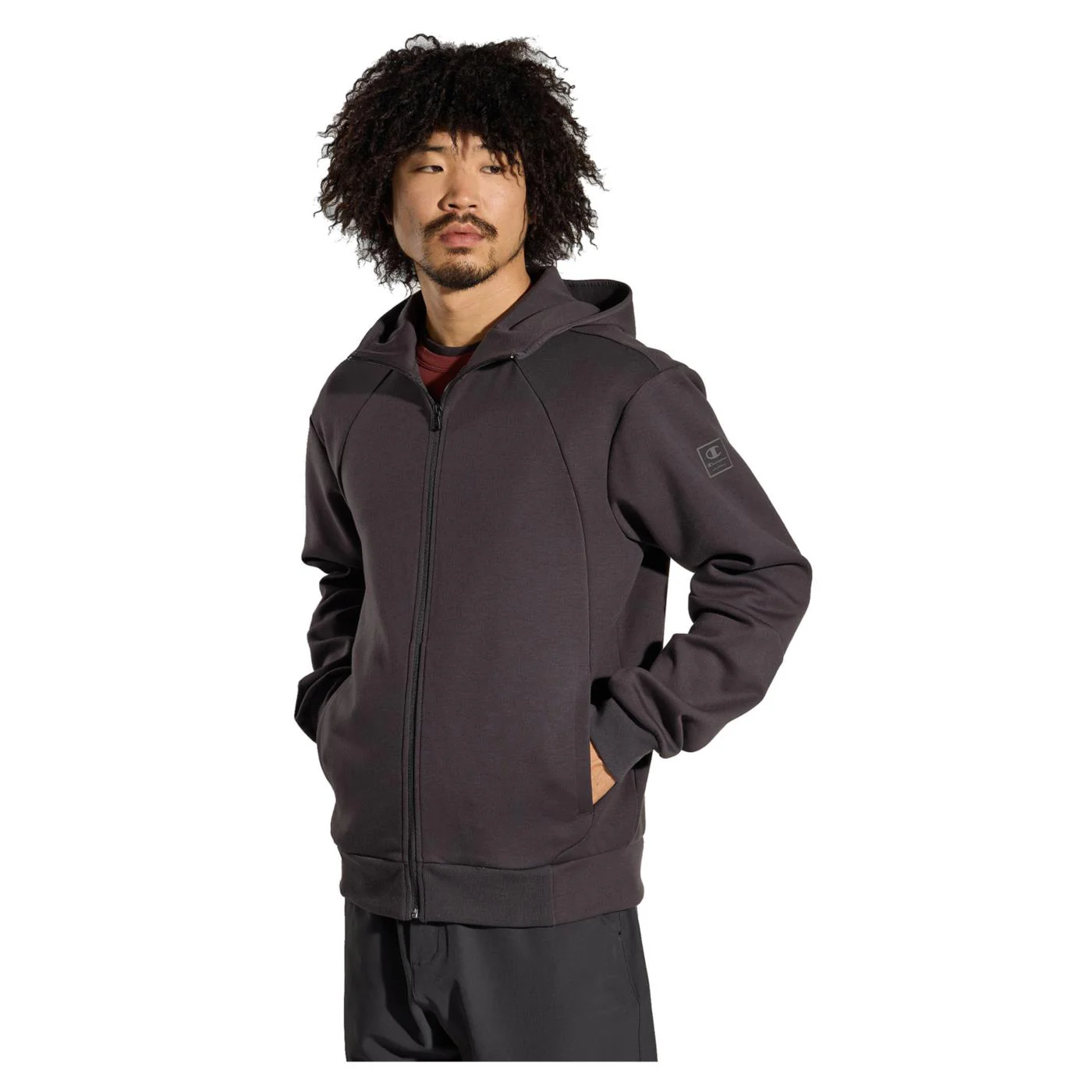CHAMPION HOODED FZ SWEATSHIRT - Image 2