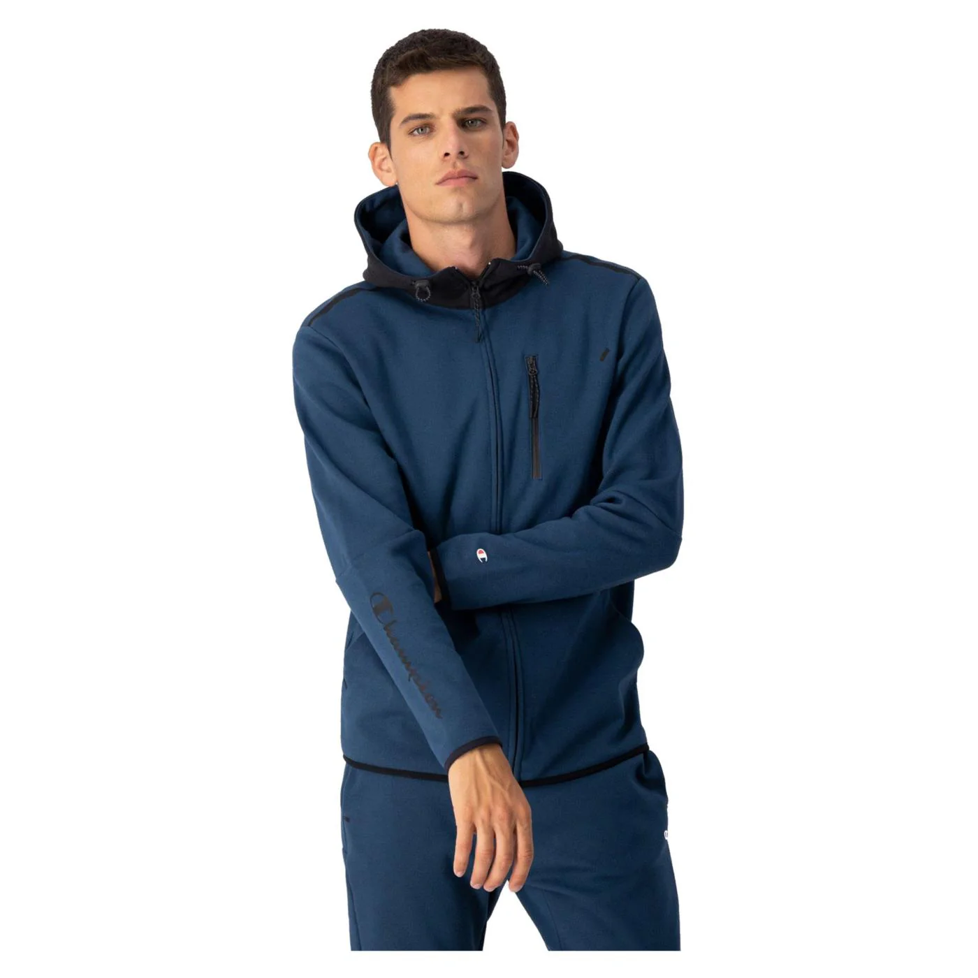 CHAMPION HOODED FZ SWEATSHIRT - Image 2