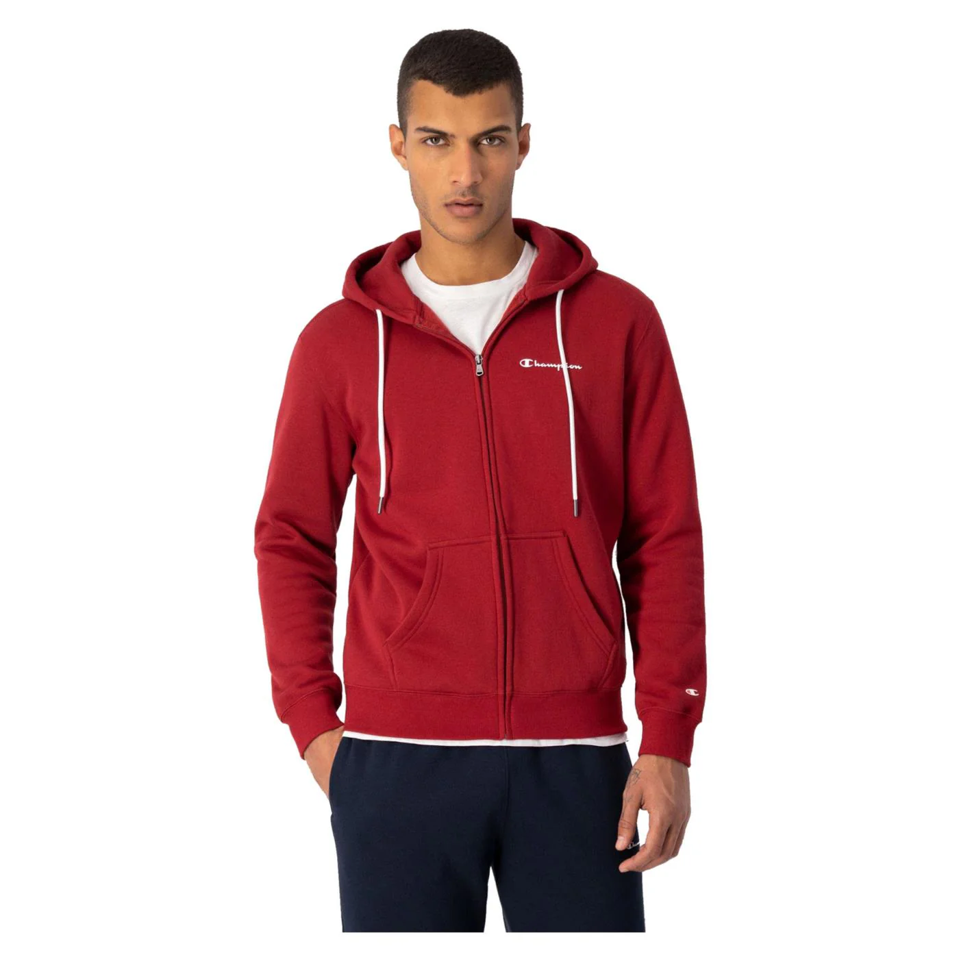 CHAMPION HOODED FZ SWEATSHIRT - Image 2