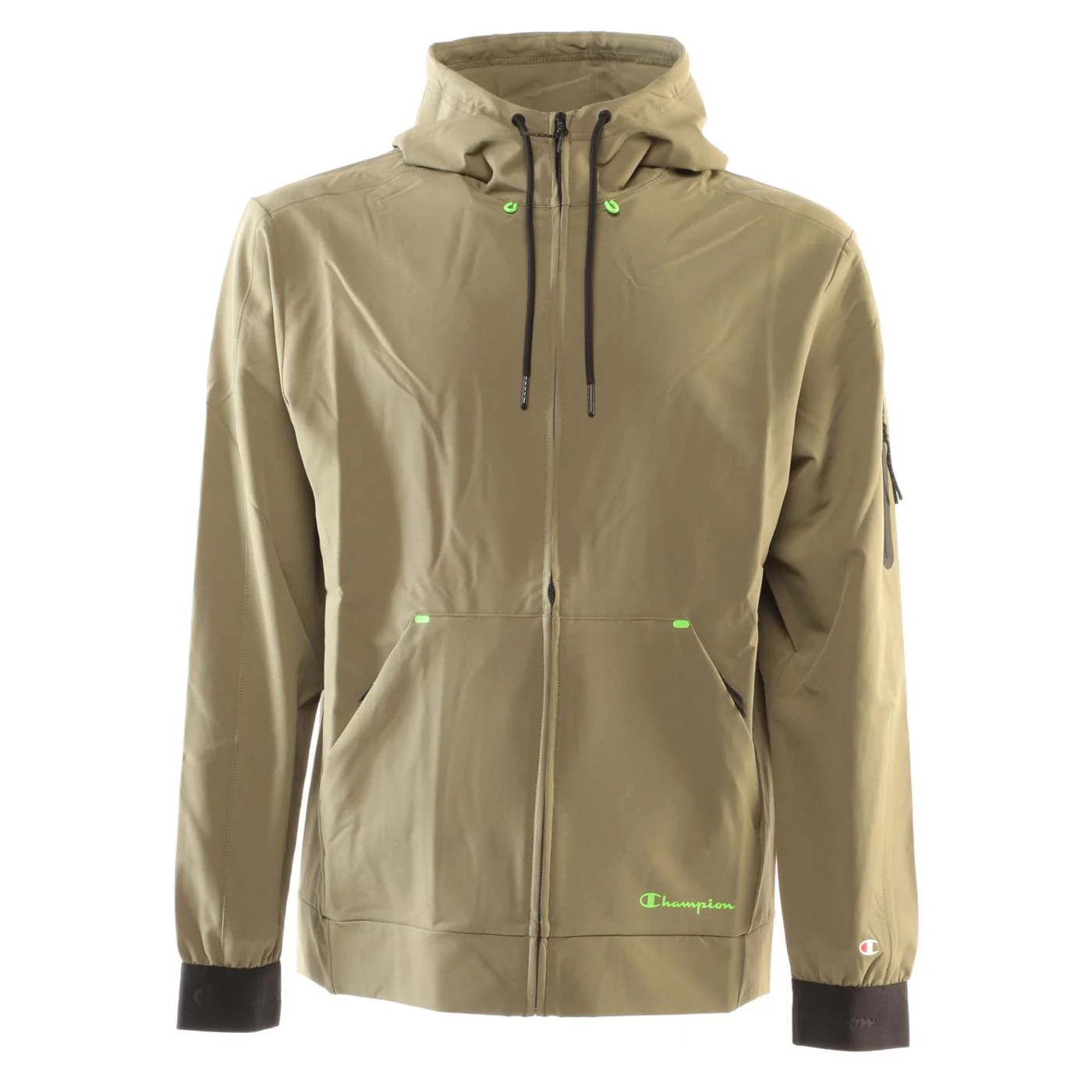 CHAMPION HOODED FZ SWEATSHIRT