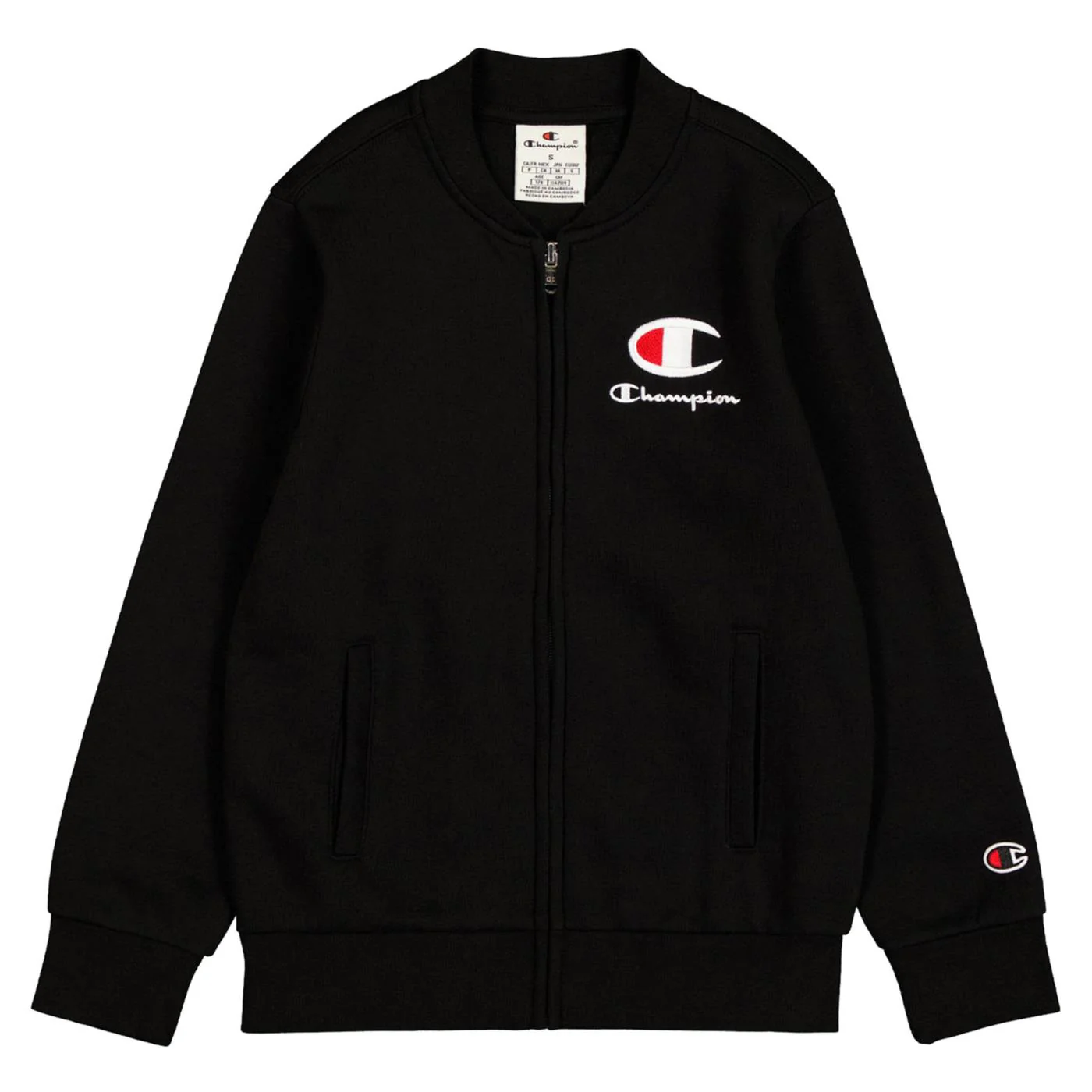 CHAMPION JR FULL ZIP TOP
