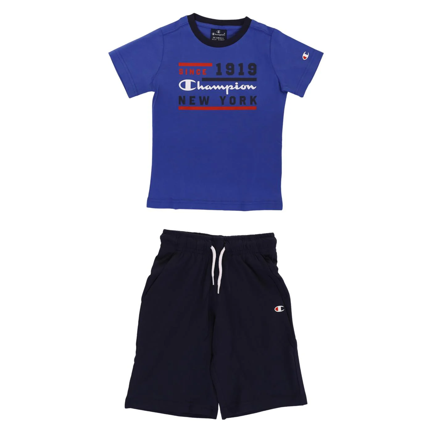 CHAMPION JR SET T-SHIRT+SHORTS