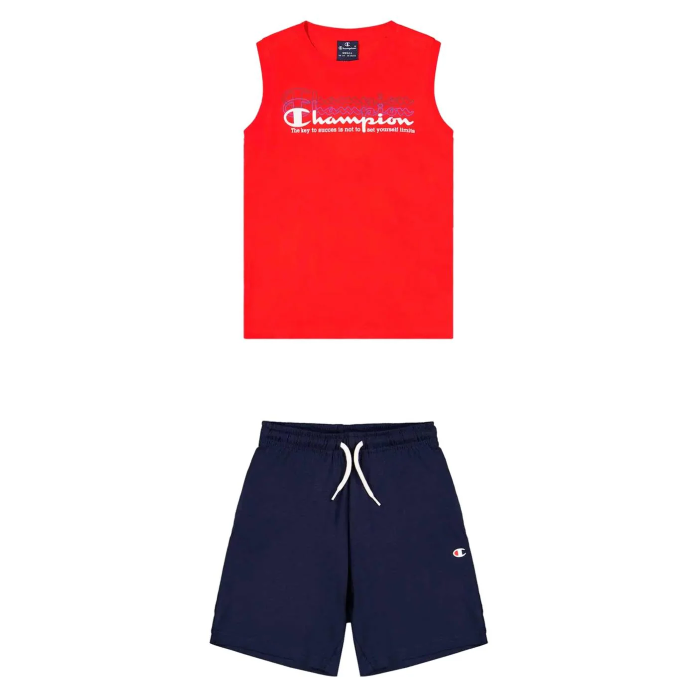 CHAMPION JR SET T-SHIRT+SHORTS