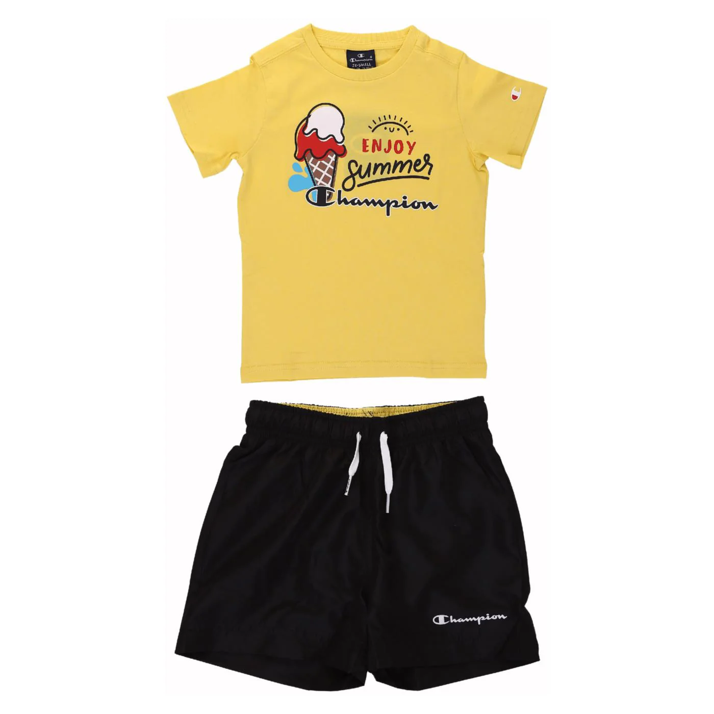 CHAMPION JR SET T-SHIRT+SHORTS
