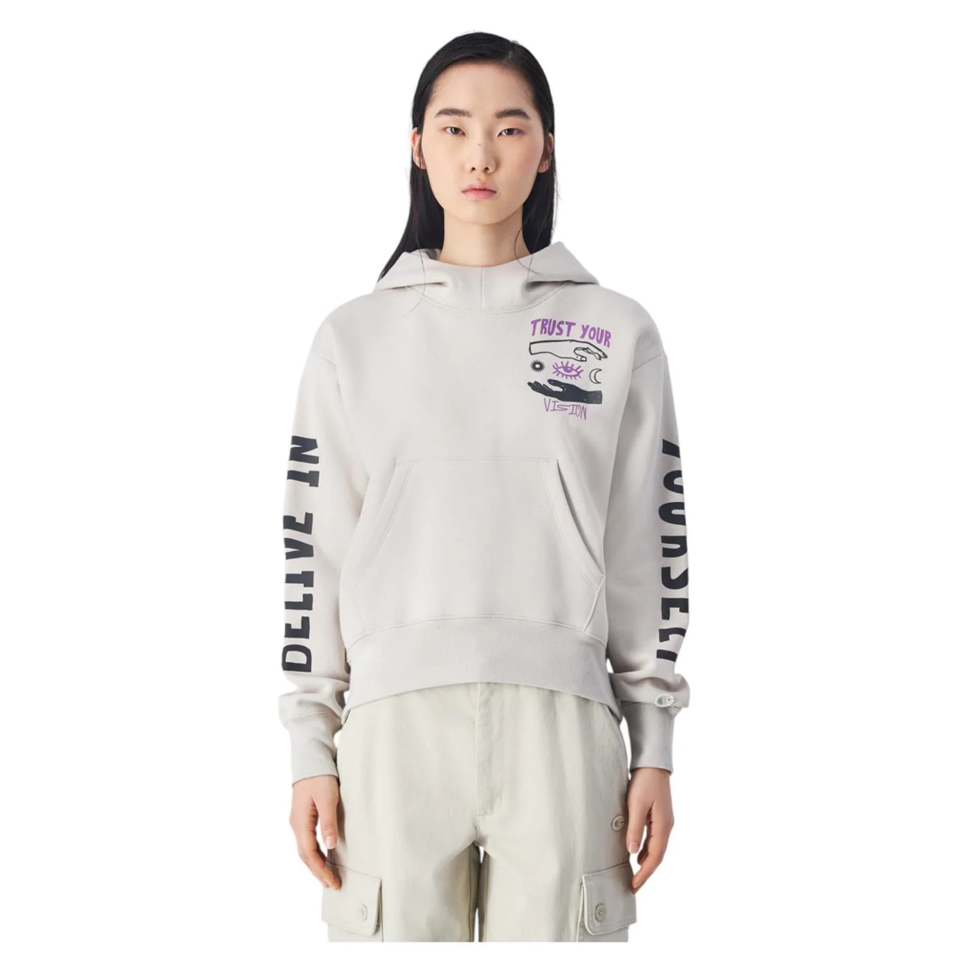 CHAMPION W HOODED SWEATSHIRT - Image 2