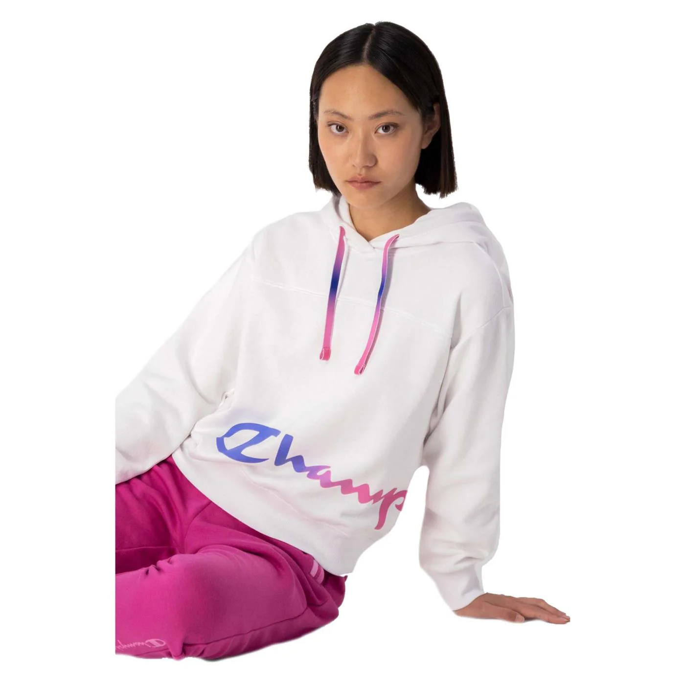 CHAMPION W HOODED SWEATSHIRT - Image 2