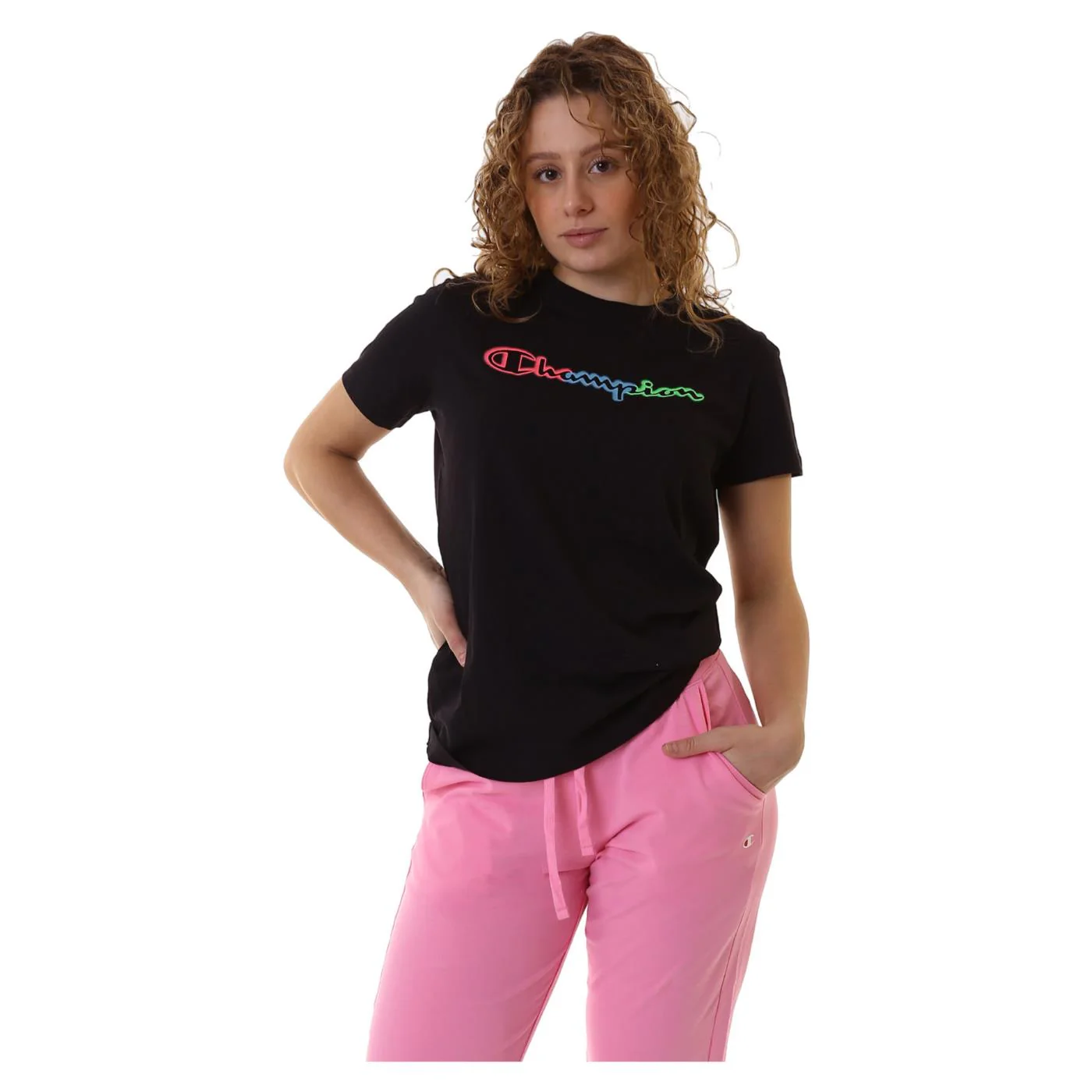 CHAMPION WOMAN CREWNECK T-SHIRT