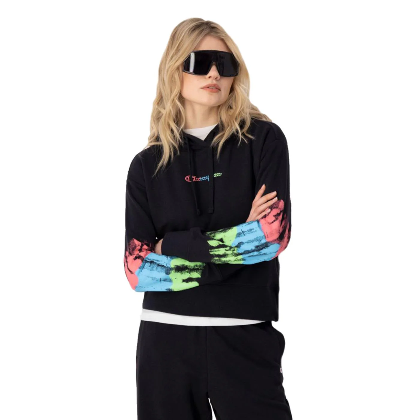 CHAMPION WOMAN HOODED SWEATSHIRT - Image 2