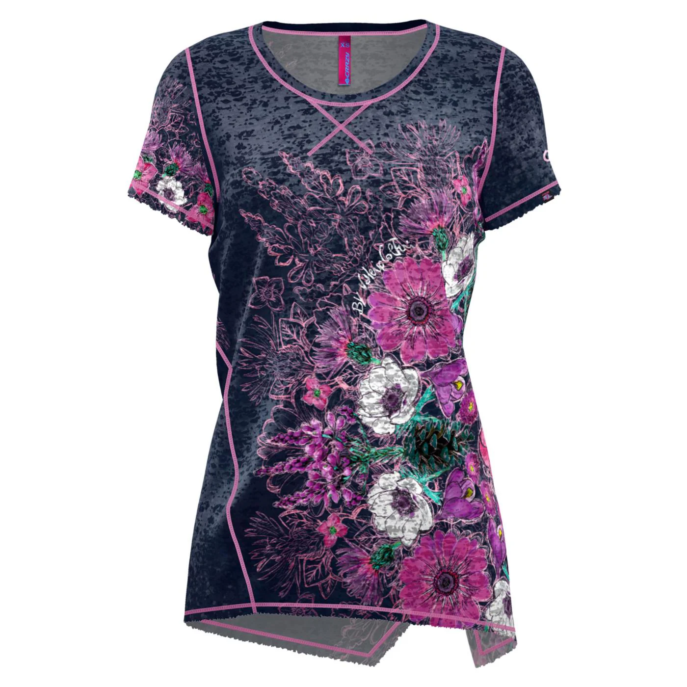 CRAZY IDEA T-SHIRT ALOHA WOMAN