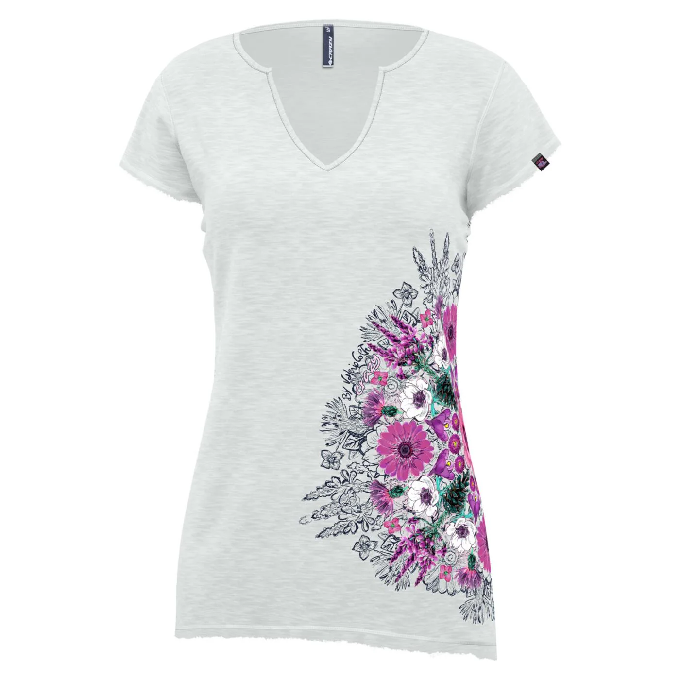 CRAZY IDEA T-SHIRT MANDALA WOMAN
