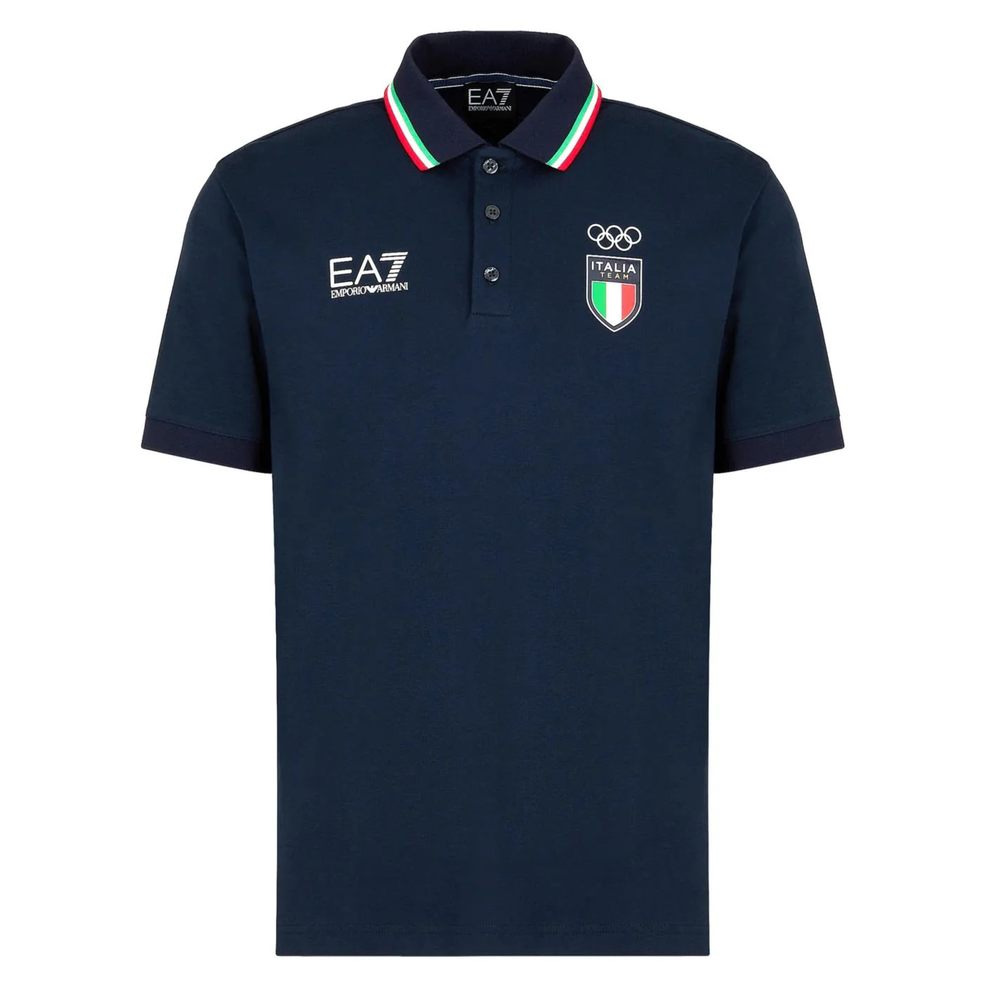 EMPORIO ARMANI 7 EA7 ITALIA OLYMPIC TEAM POLO