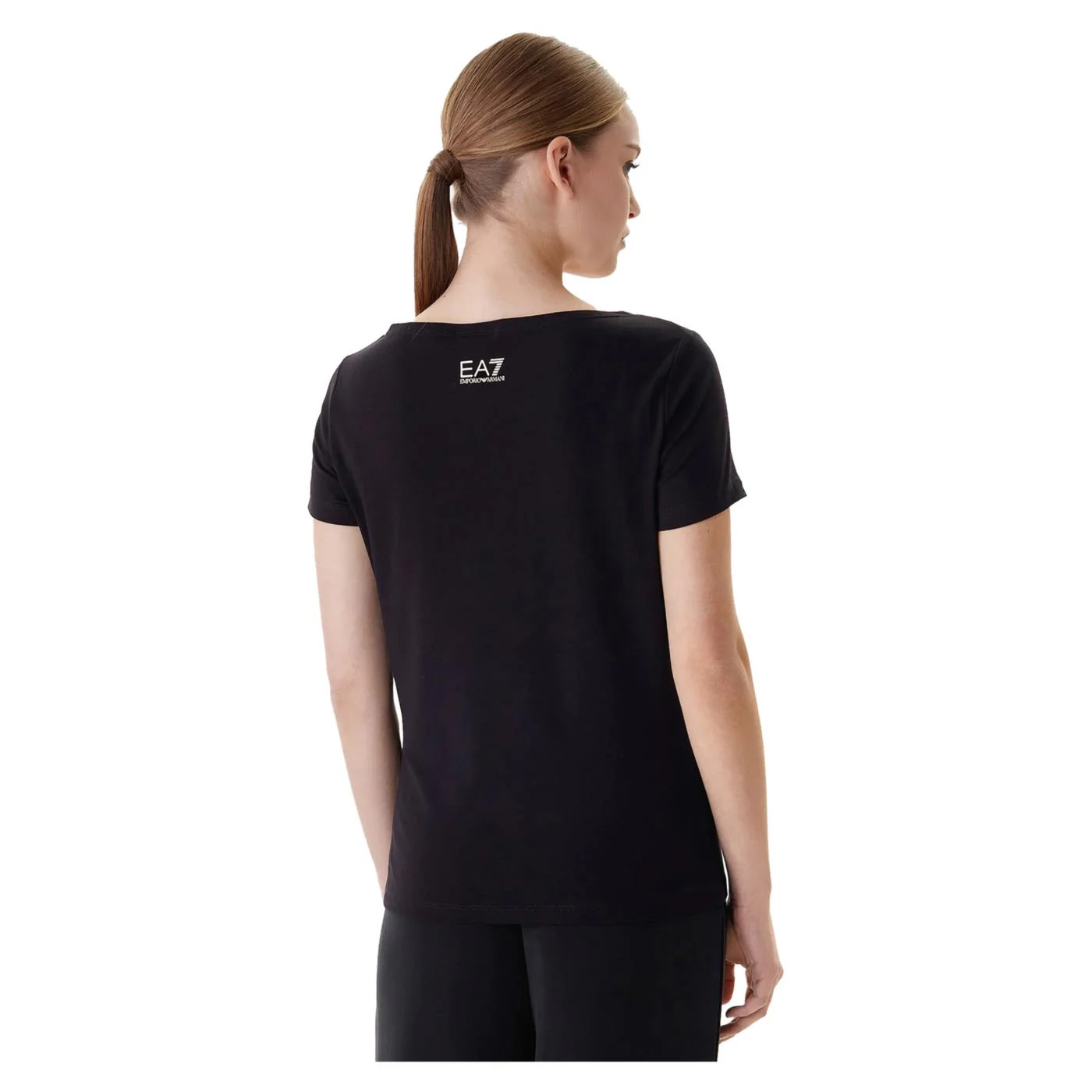 EMPORIO ARMANI 7 EA7 LOGO W HANDWRITTEN TEE - Image 2