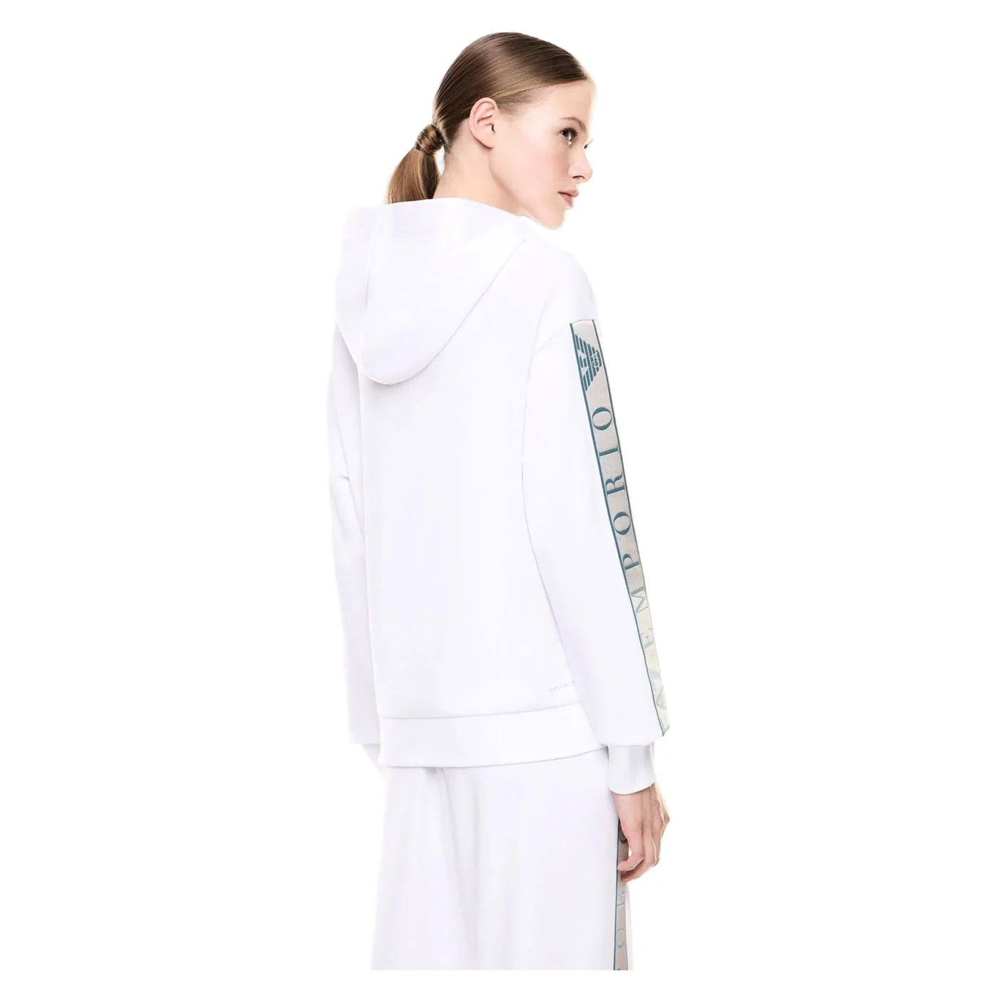 EMPORIO ARMANI 7 EA7 NATURAL VENTUS7 W HOODIE - Image 2