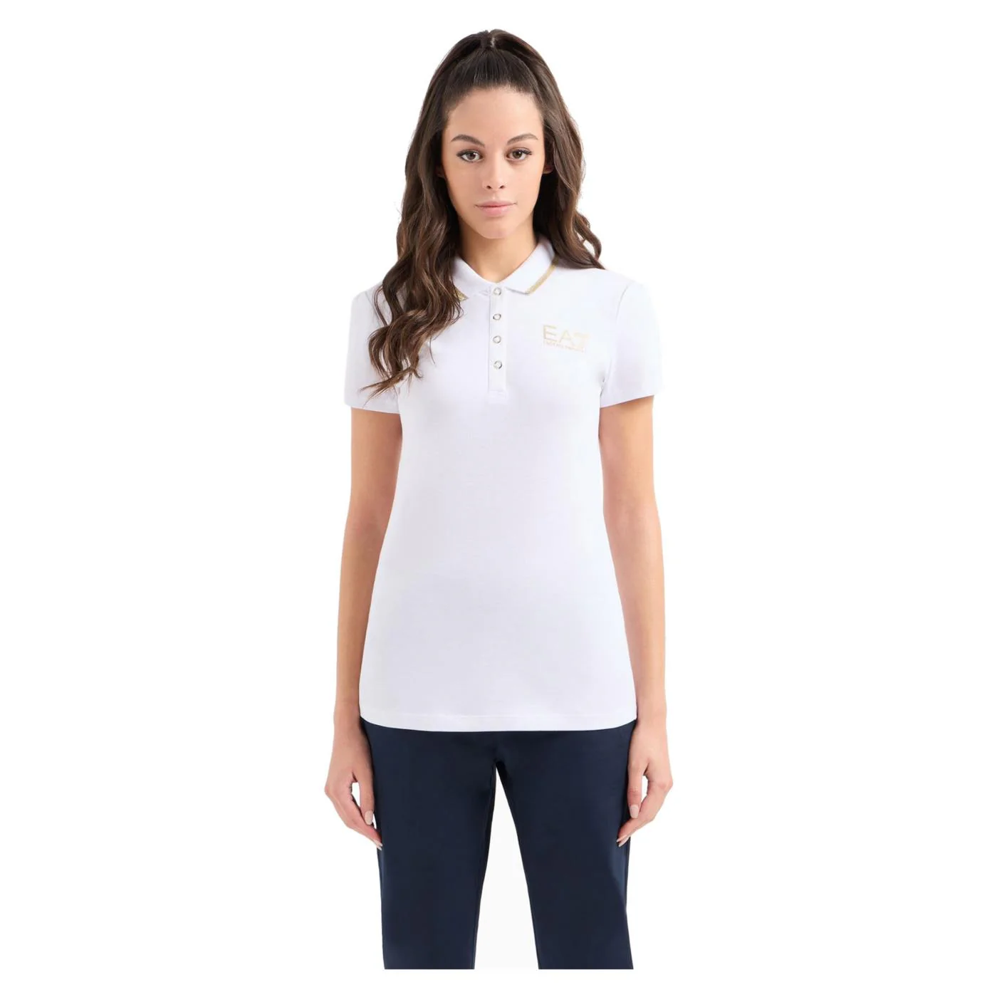 EMPORIO ARMANI 7 EA7 TRAIN CORE LADY W POLO SS - Image 2