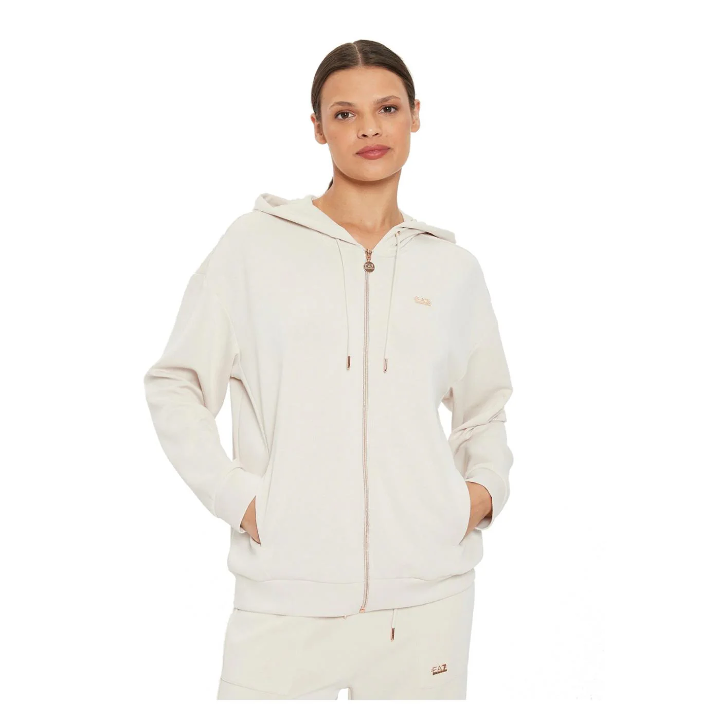 EMPORIO ARMANI 7 EA7 TRAIN CORE RELAX W HOODIE - Image 2