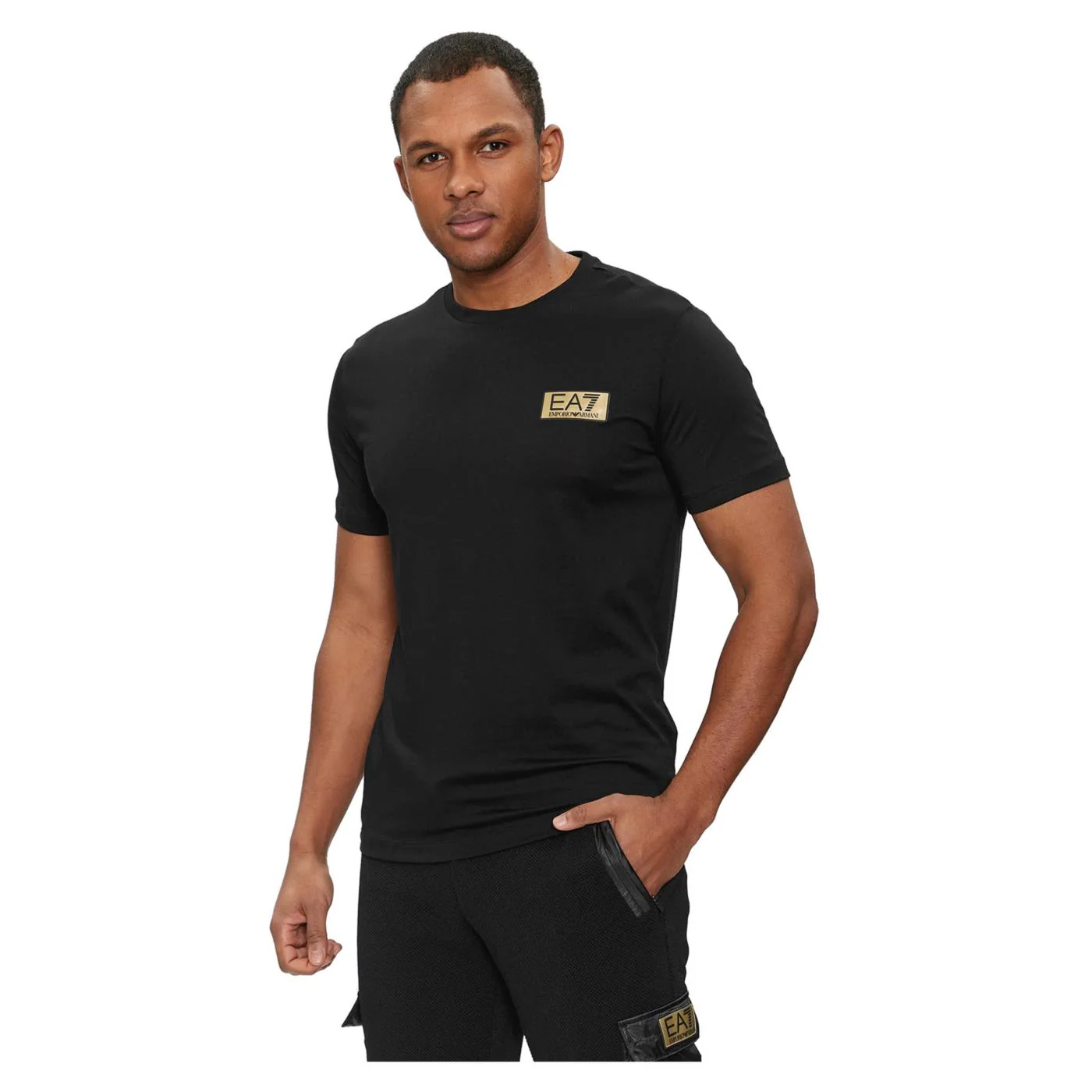 EMPORIO ARMANI 7 EA7 TRAIN GOLD LABEL SS TEE - Image 2