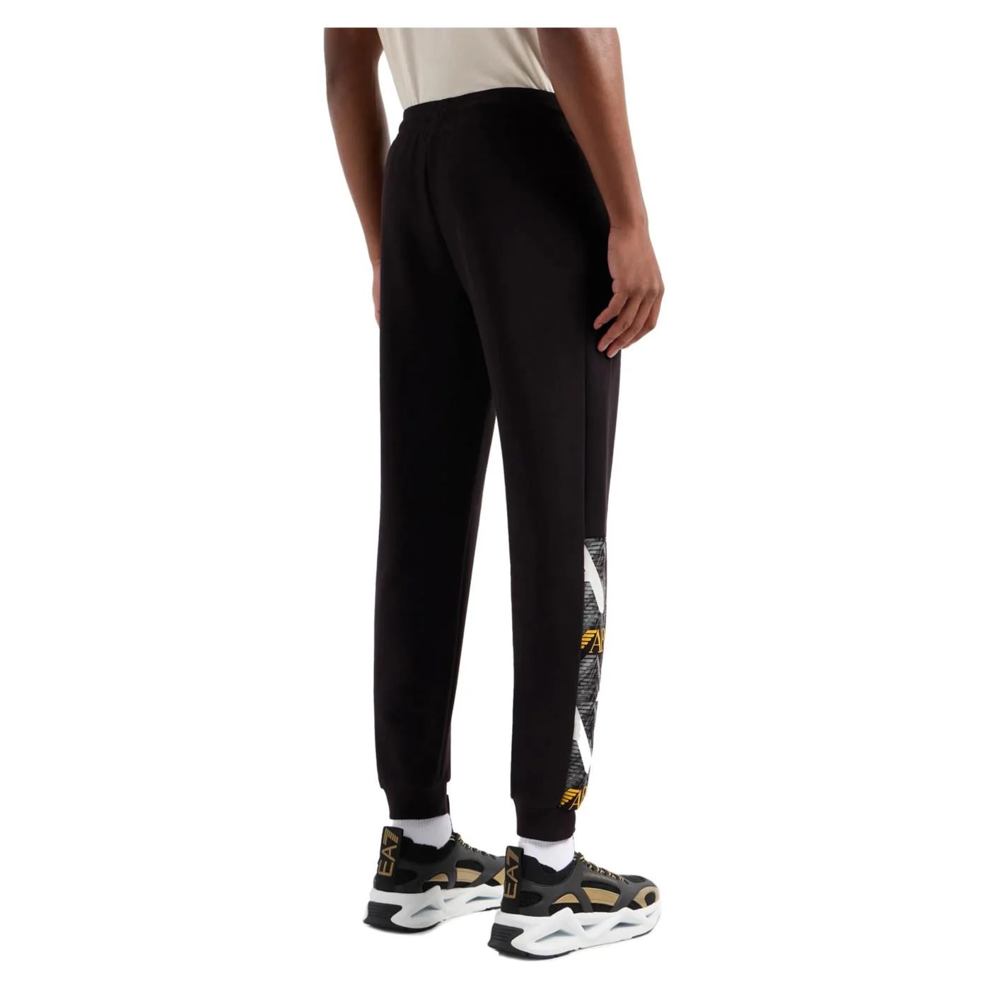 EMPORIO ARMANI 7 EA7 TRAIN GRAPHIC PANTS - Image 3