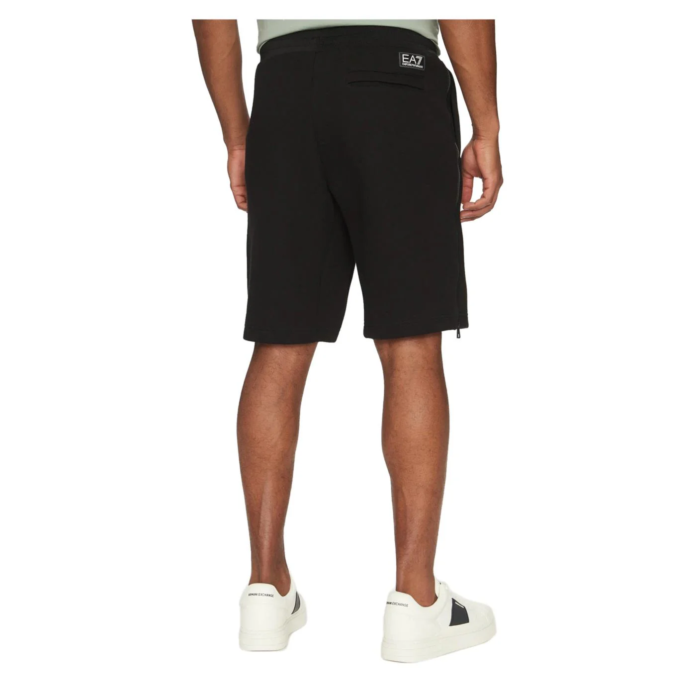 EMPORIO ARMANI 7 EA7 TRAIN LOGO TAPE SHORTS - Image 2