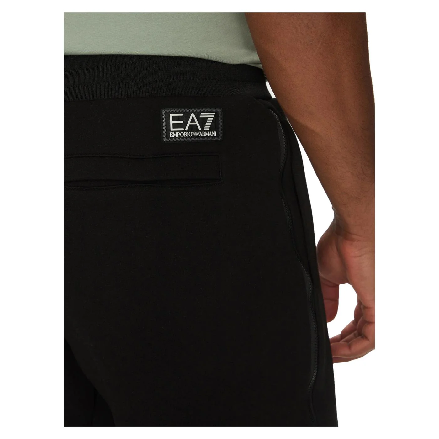 EMPORIO ARMANI 7 EA7 TRAIN LOGO TAPE SHORTS - Image 4