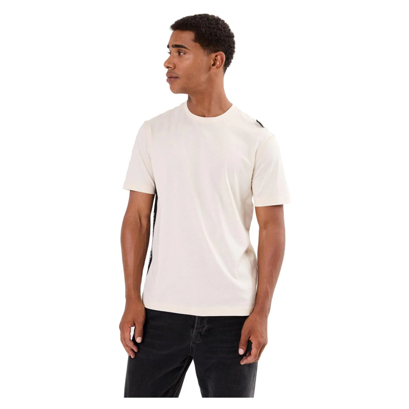 EMPORIO ARMANI 7 EA7 TRAIN LOGO TAPE SS TEE - Image 2