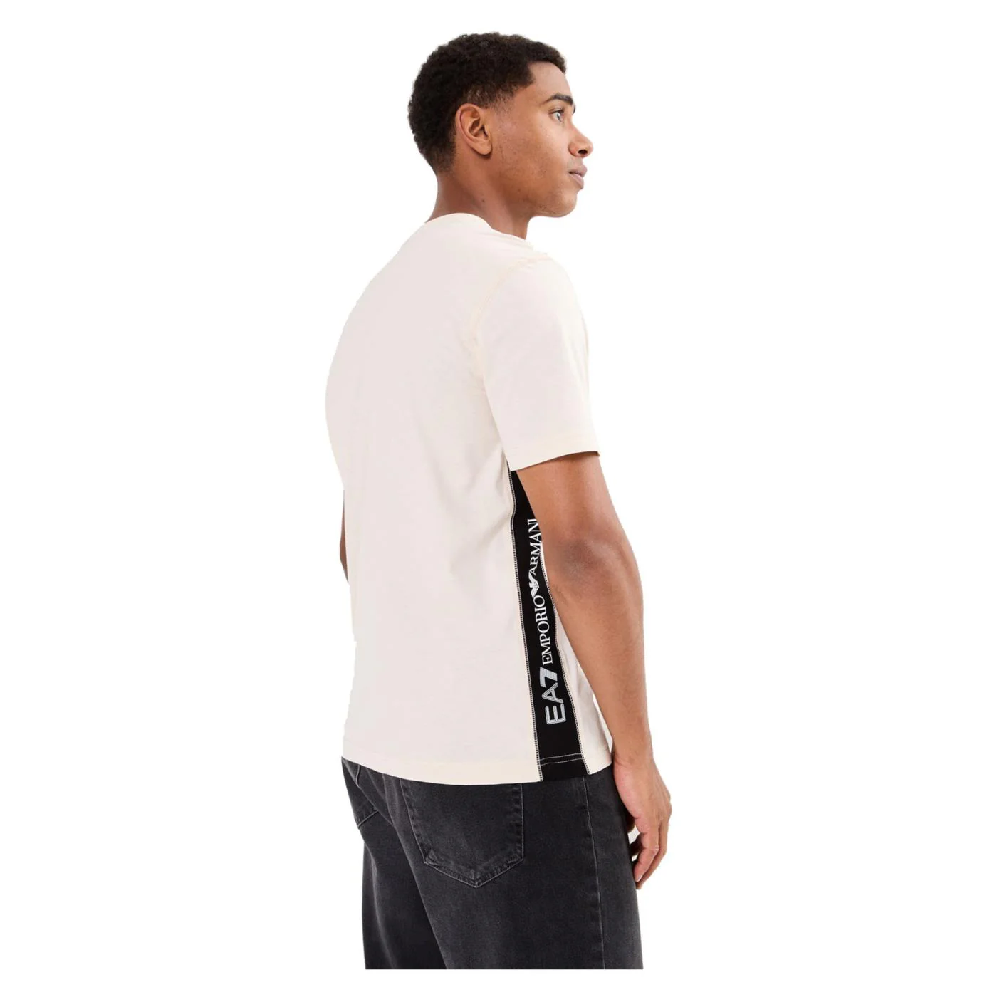 EMPORIO ARMANI 7 EA7 TRAIN LOGO TAPE SS TEE - Image 3