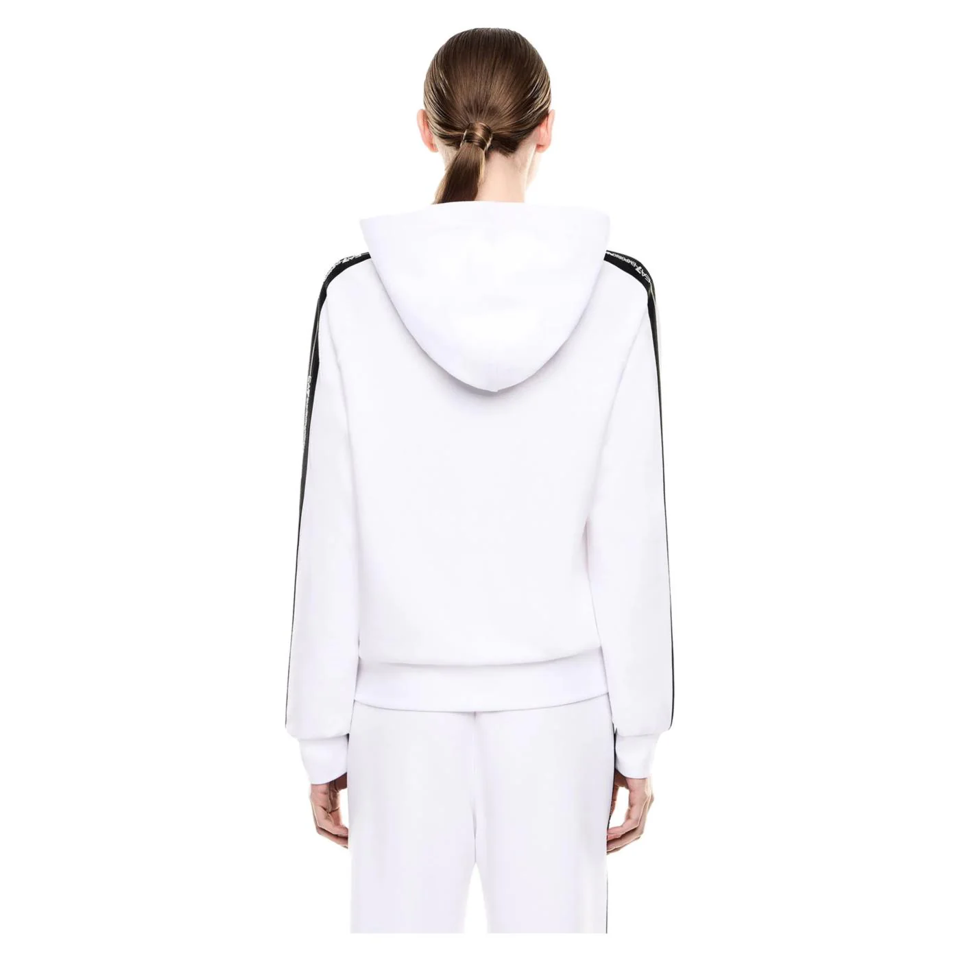 EMPORIO ARMANI 7 EA7 TRAIN LOGO TAPE W HOODIE - Image 2