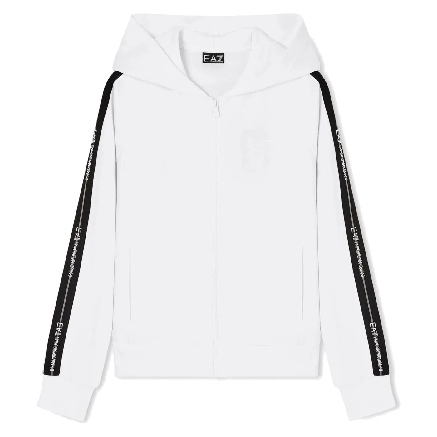 EMPORIO ARMANI 7 EA7 TRAIN LOGO TAPE W HOODIE - Image 3