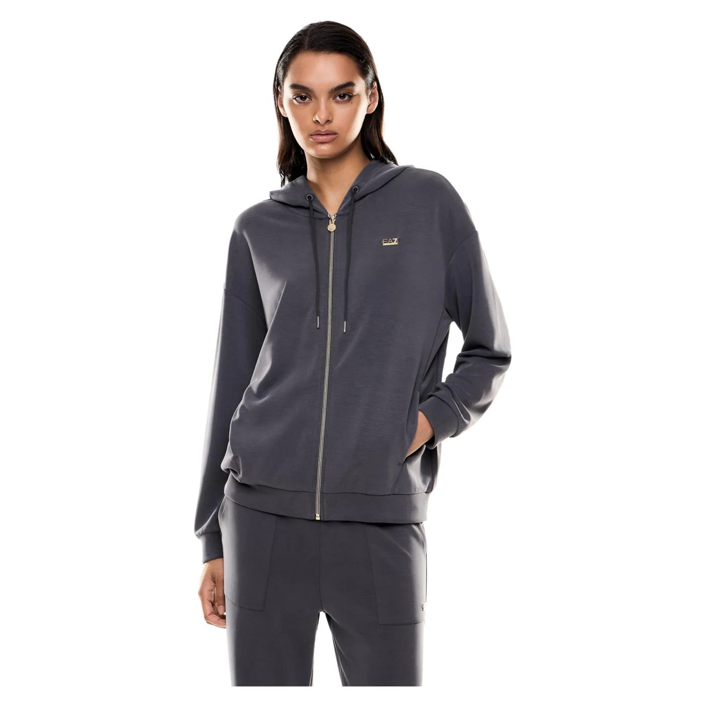 EMPORIO ARMANI 7 EA7 TRAIN RELAX W HOODIE FZ - Image 2