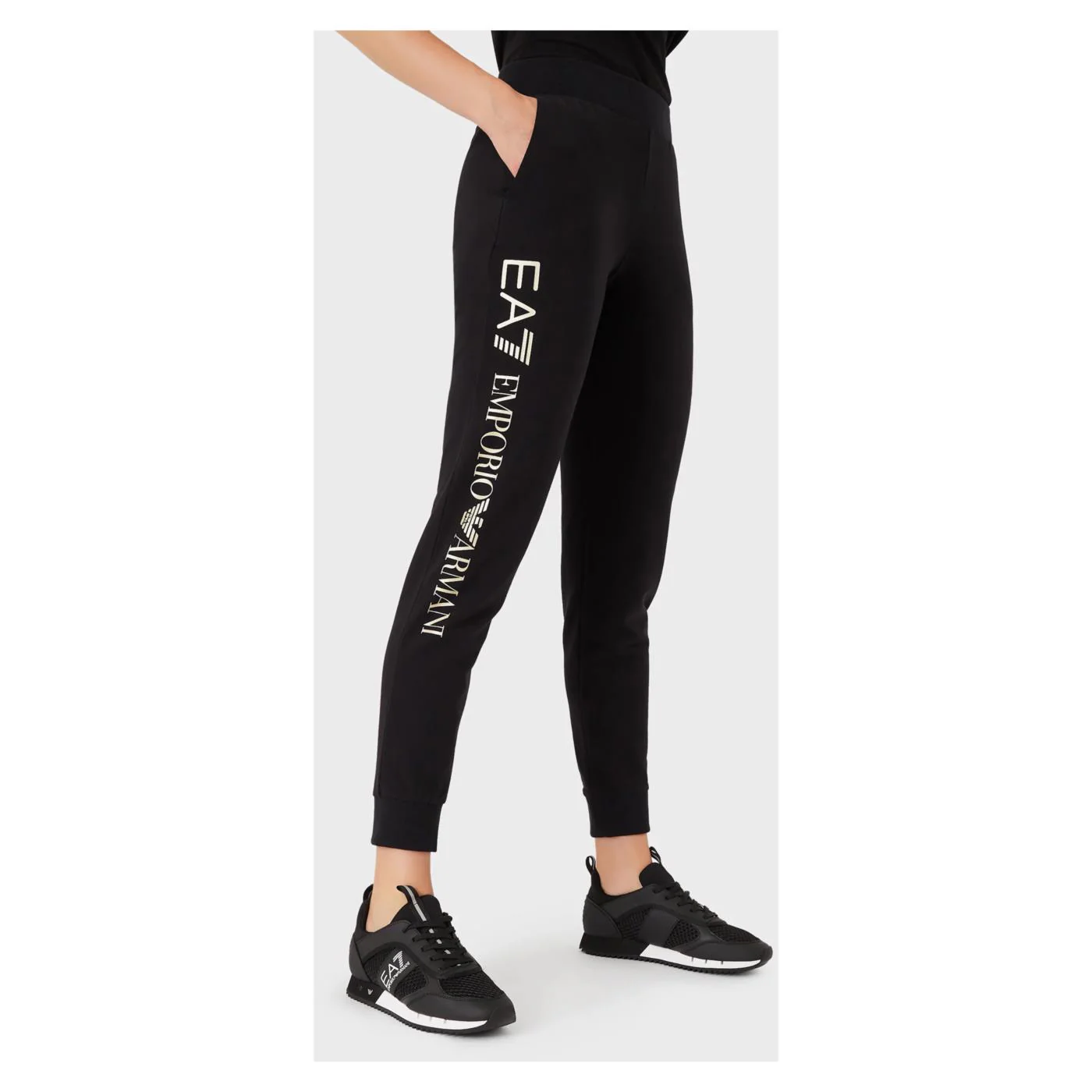 EMPORIO ARMANI 7 EA7 TRAIN SHINY W PANTS - Image 3