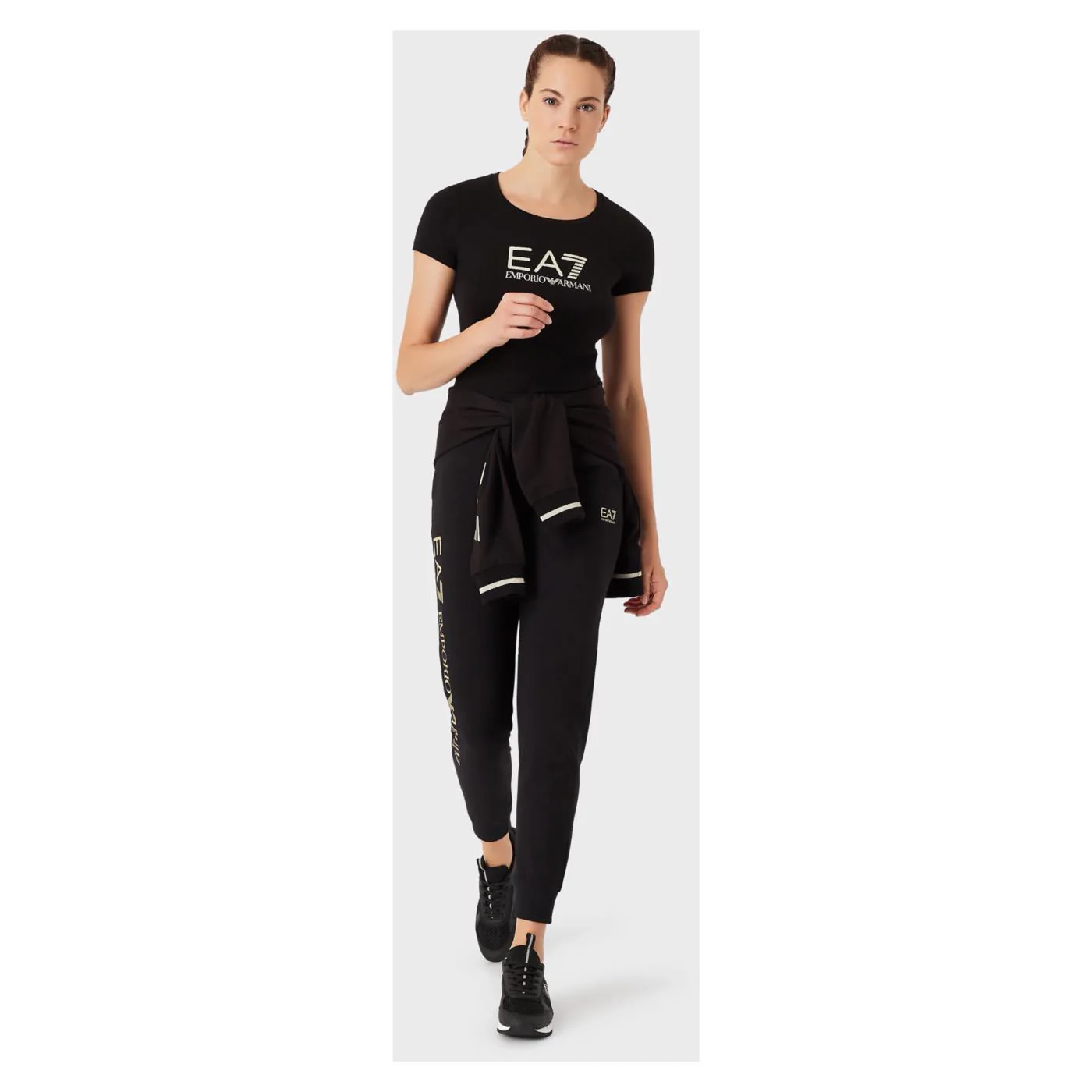 EMPORIO ARMANI 7 EA7 TRAIN SHINY W PANTS - Image 4