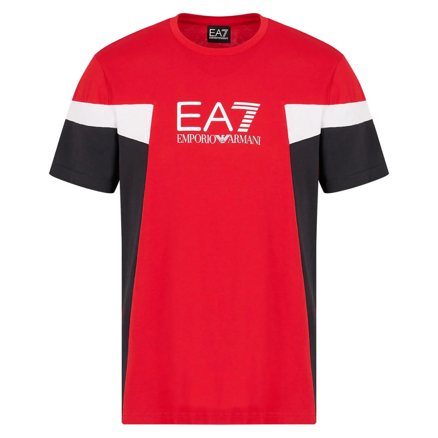 EMPORIO ARMANI 7 EA7 TRAIN SUMMER BLOCK TEE SS