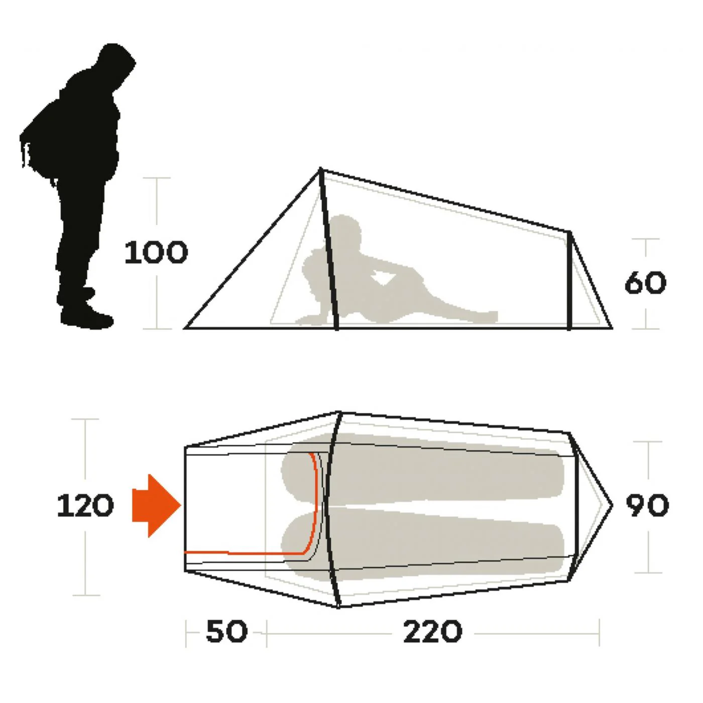 FERRINO TENDA SLING 2 - Image 3