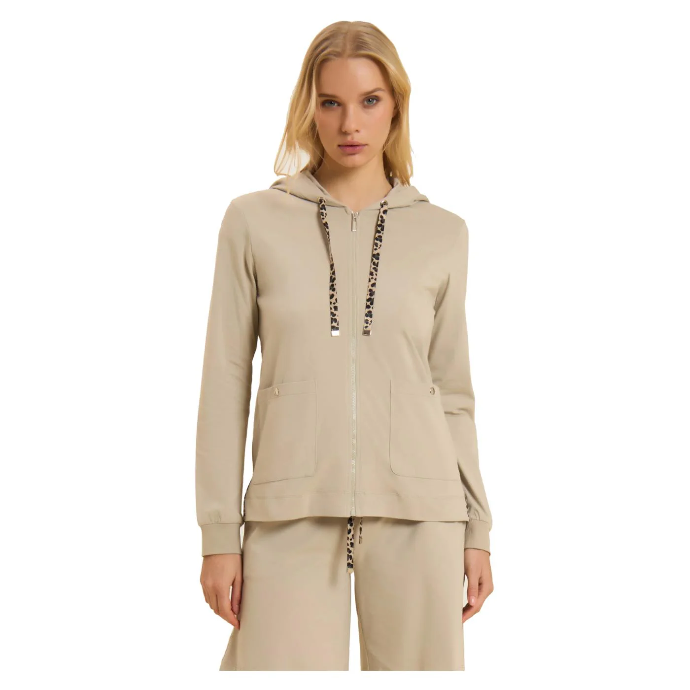 FREDDY FELPA SLOUNGE HOODIE FZ