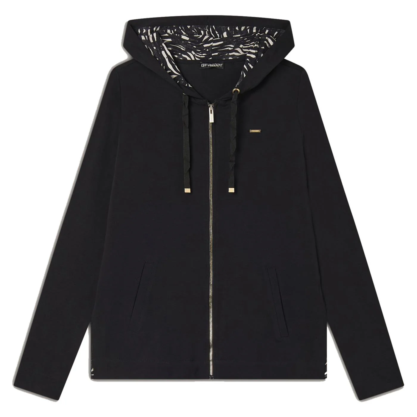 FREDDY FELPA SLOUNGE ZIP HOODIE