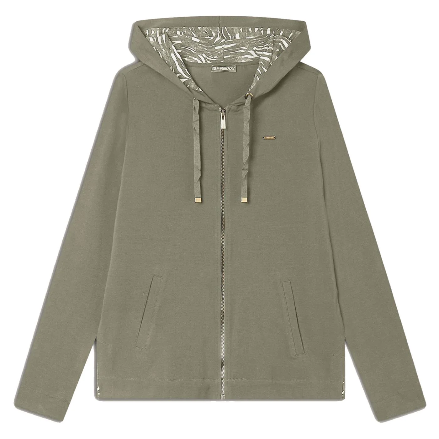 FREDDY FELPA SLOUNGE ZIP HOODIE