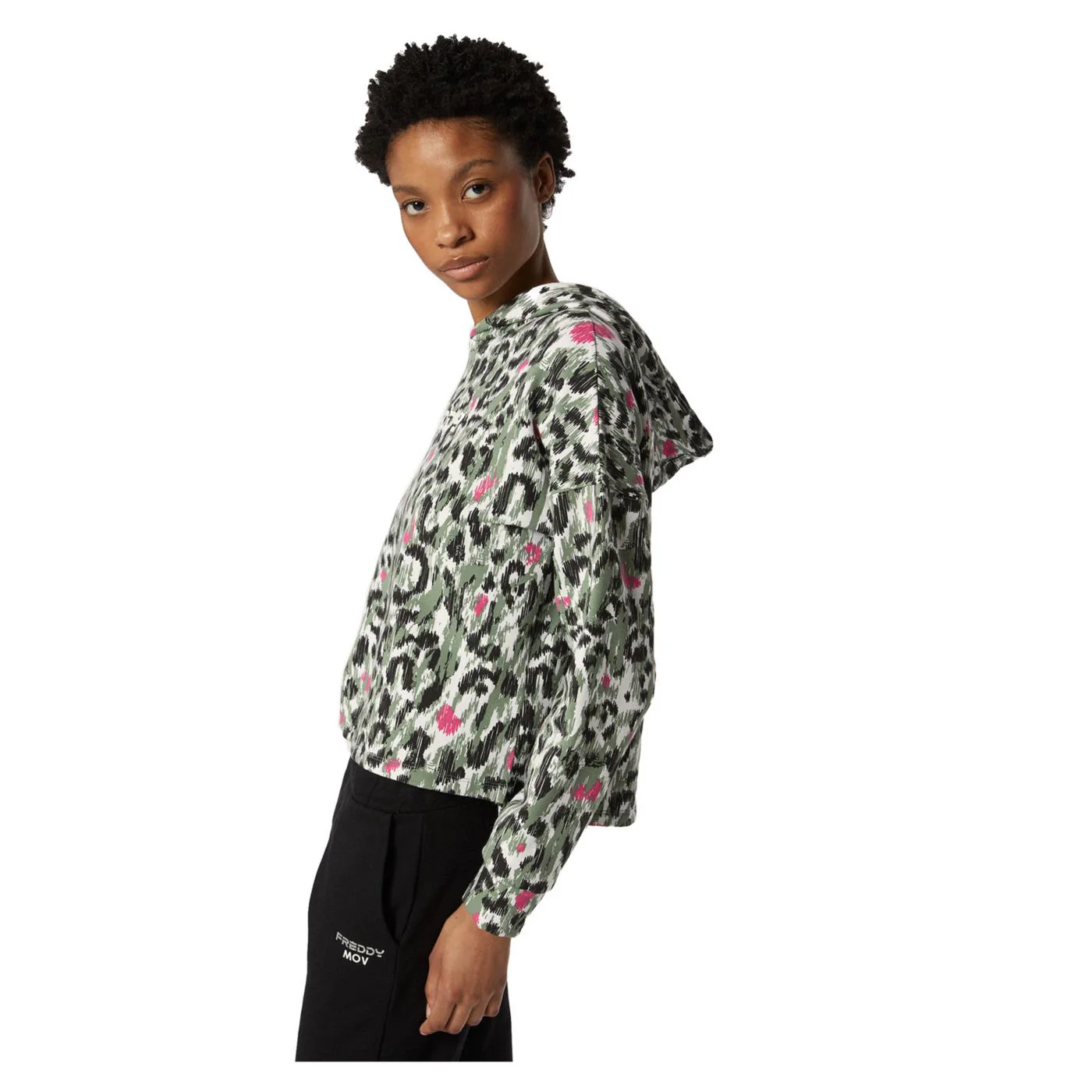 FREDDY MOVEMENT AOP CROP HOODIE - Image 3