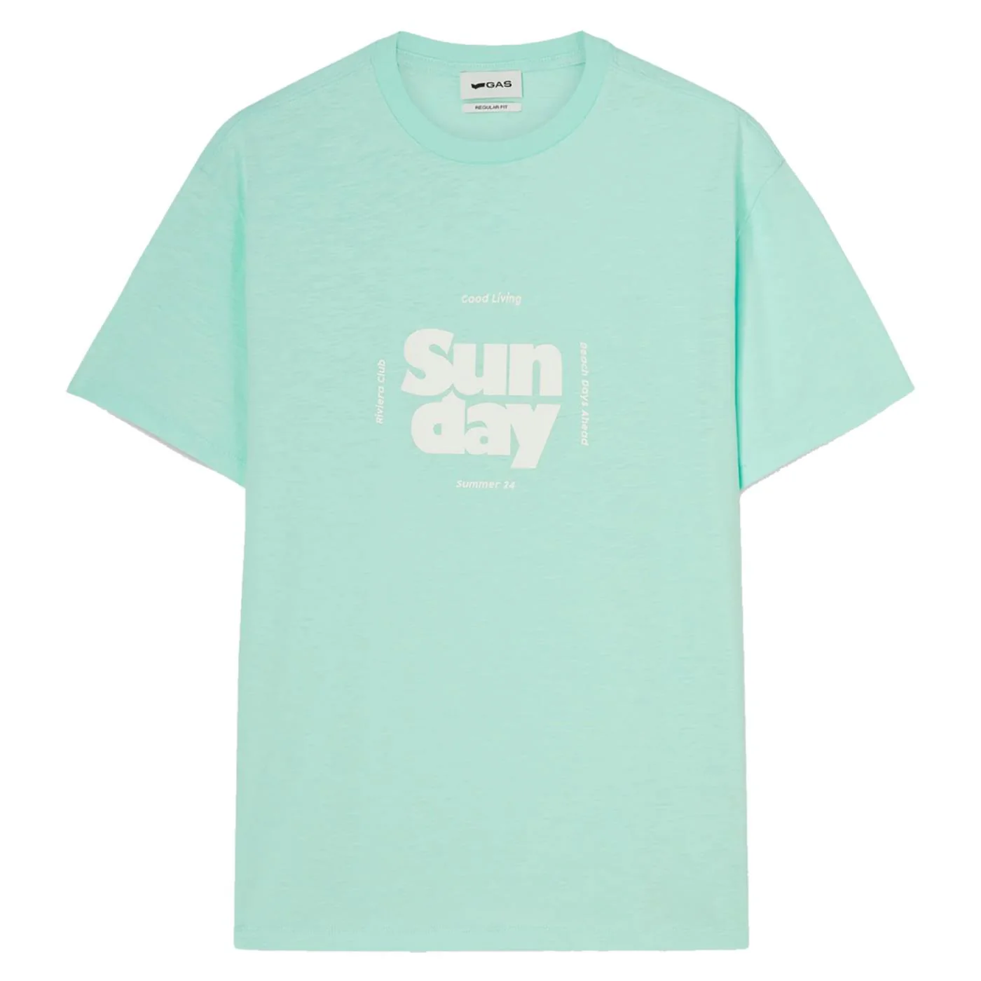 GAS ARNOUX JERSEY SLUB MC TEE