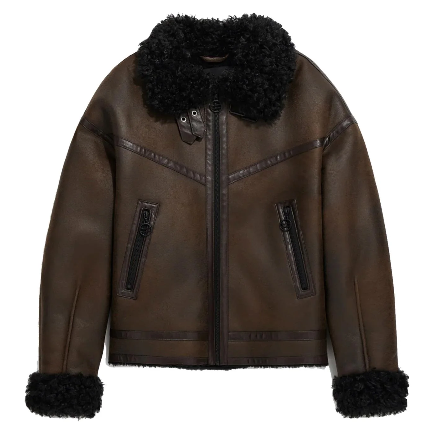GAS MYLA W FAUX FUR SHEARLING