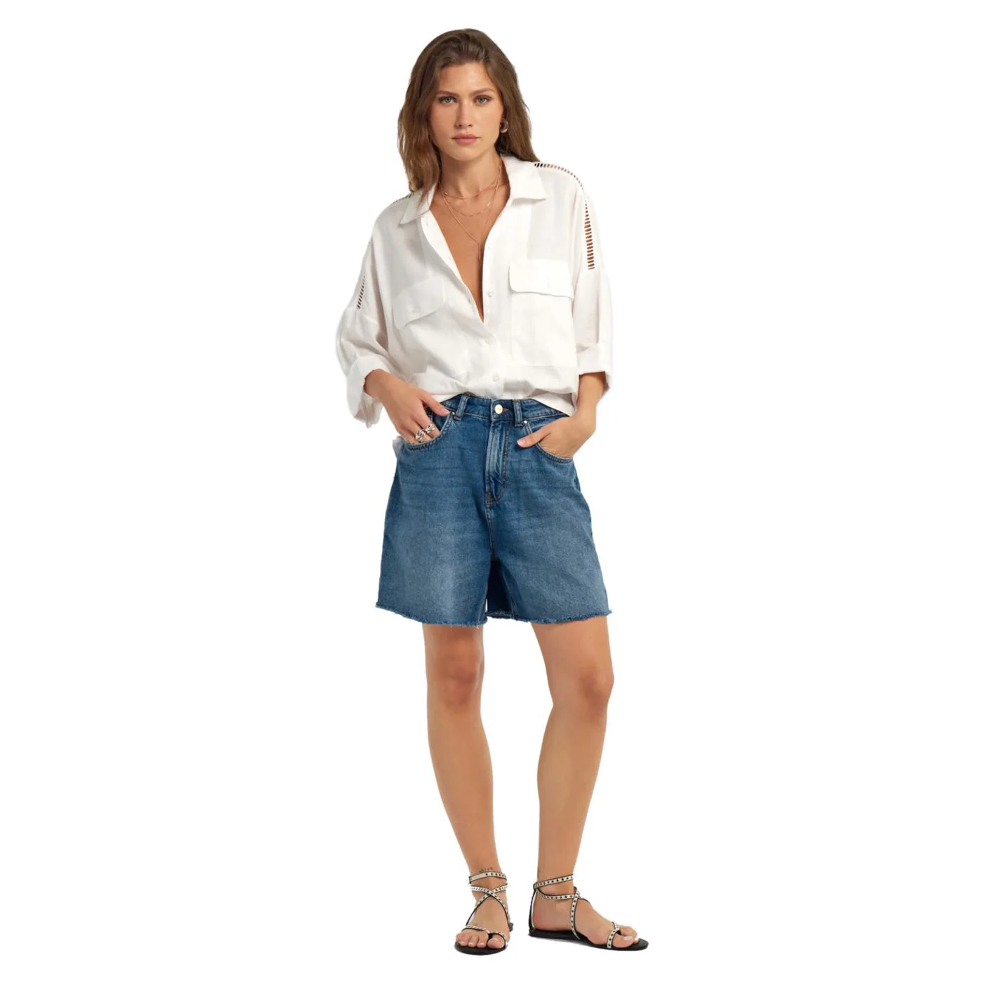 GAS SHORTS W LUCY DENIM